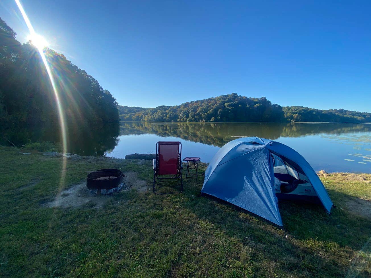 Camper-submitted photo at Dock Area Campsites — Burr Oak State Park near Corning, OH