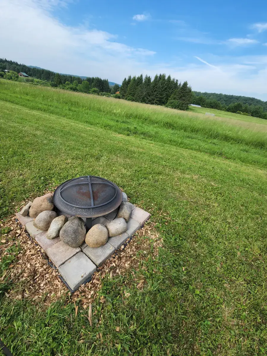Camper-submitted photo at Off Grid Sunset View Sleeping Cabin near Cazenovia, NY