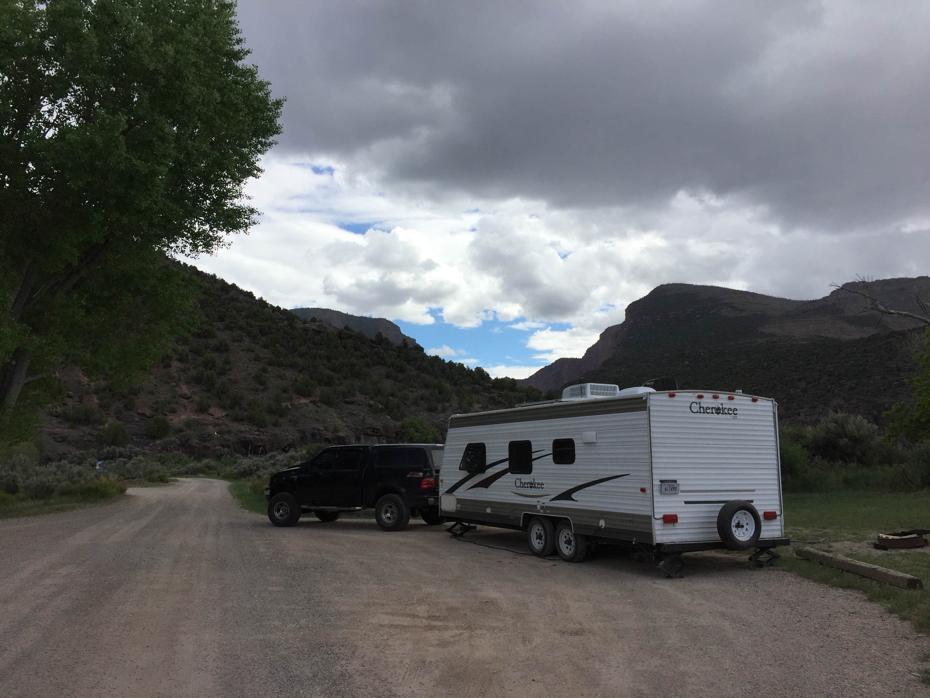 Bill S.'s photo of rv camping at Gates Of Lodore Campground — Dinosaur National Monument near Maybell, CO