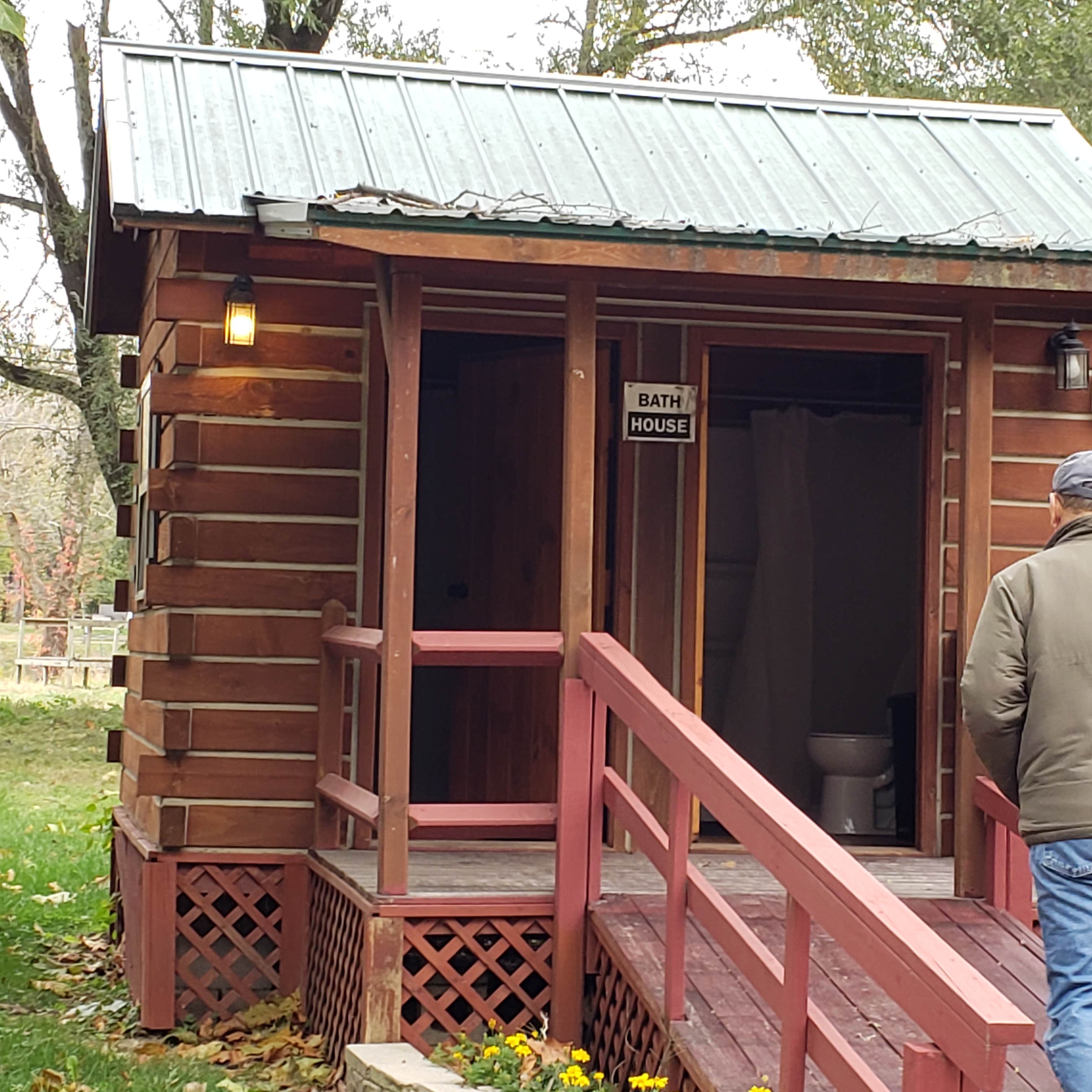 Mary T.'s photo of glamping accommodations at Millpoint Park near Mapleton, IL