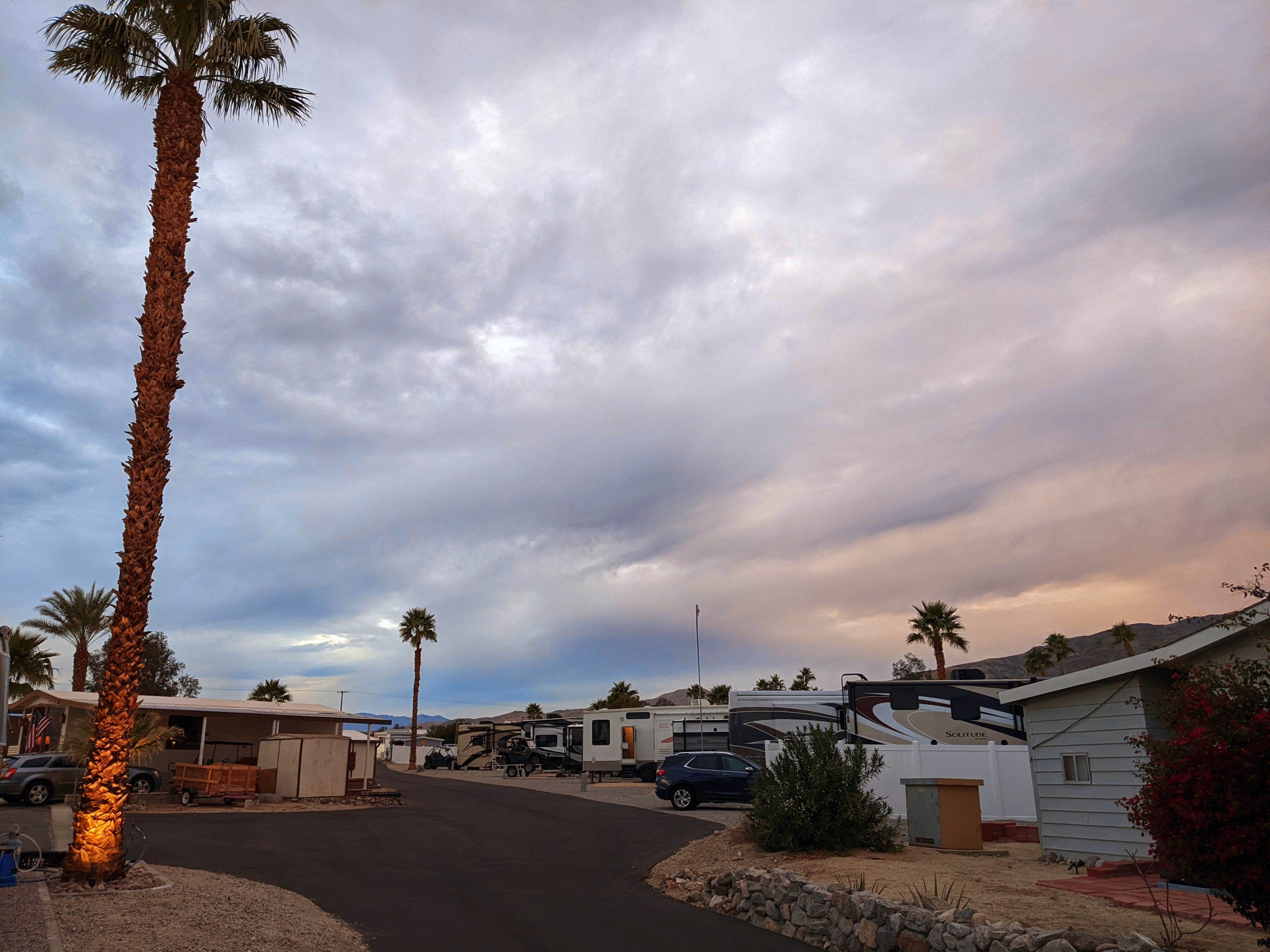 Tracy K.'s photo of rv camping at Sky Valley RV Resort near Joshua Tree National Park