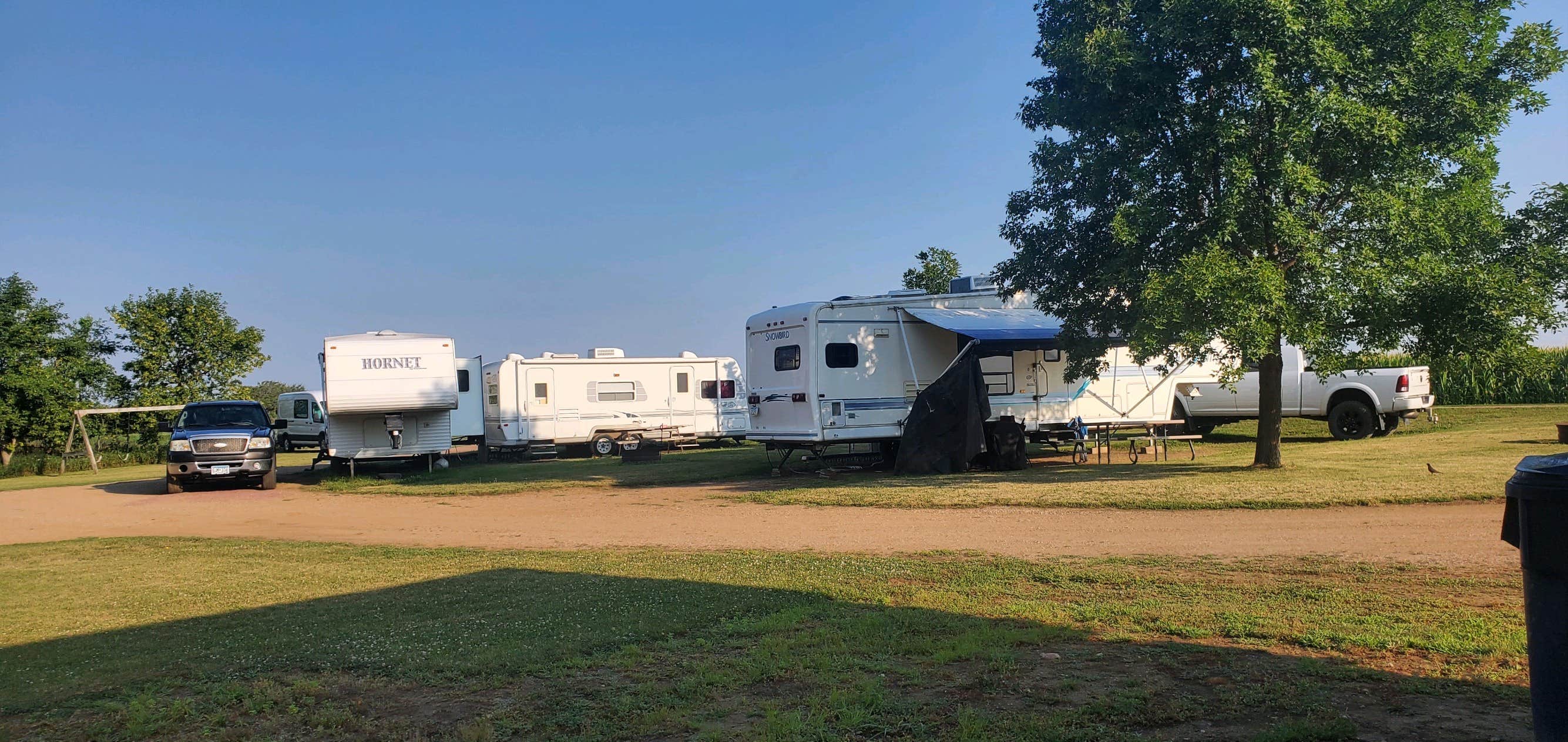 Camping near Oak Woods Campground — Lake Shetek State Park: Weber’s Campground, Comfrey, Minnesota