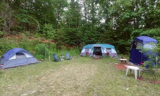 Camping near Ralph J. Andrews Campground: Camp Uptown Backwoods, Tuckasegee, North Carolina
