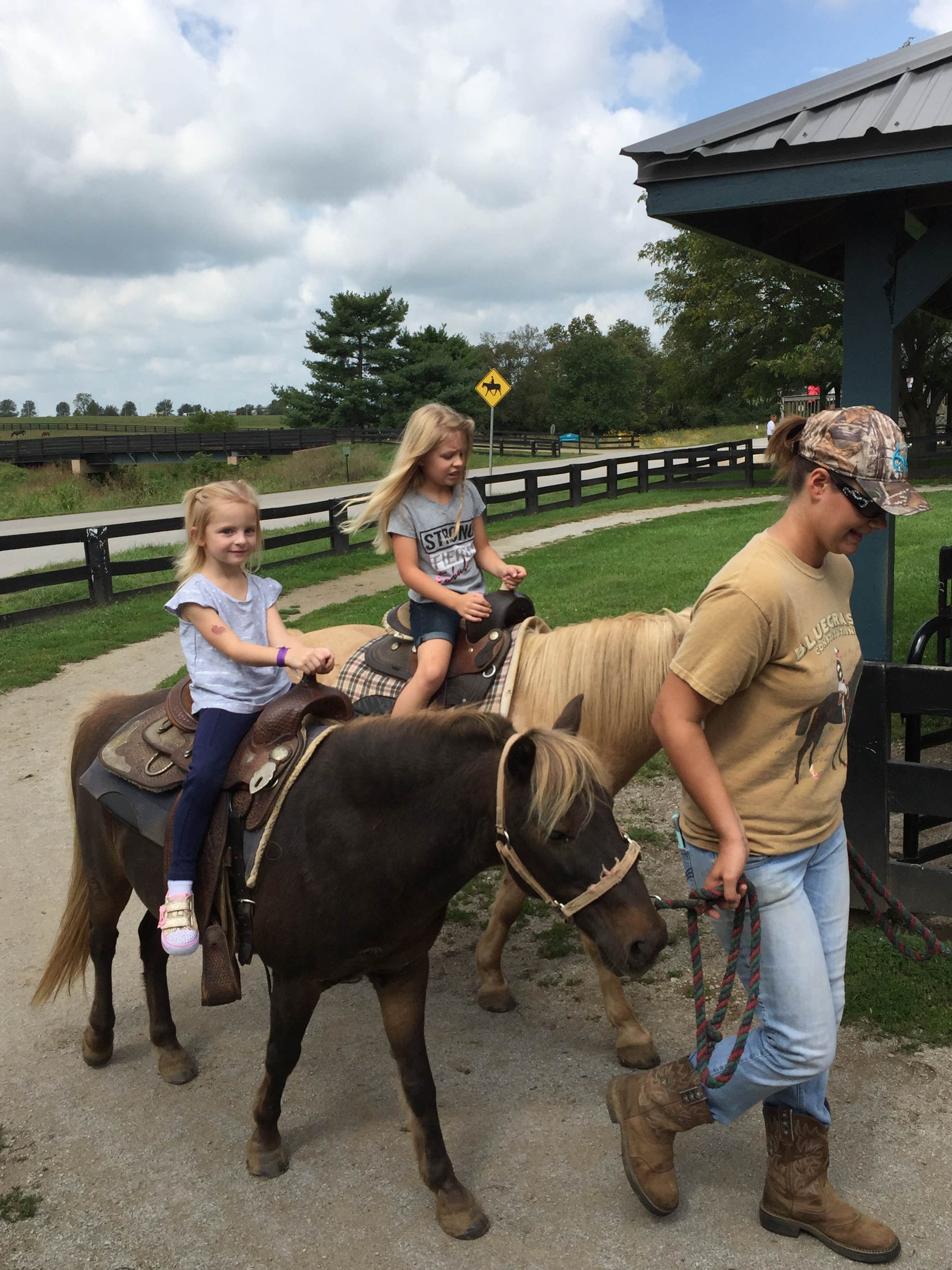 Frances F.'s photo of camping with a horse at Kentucky Horse Park Campground near Taylorsville, KY