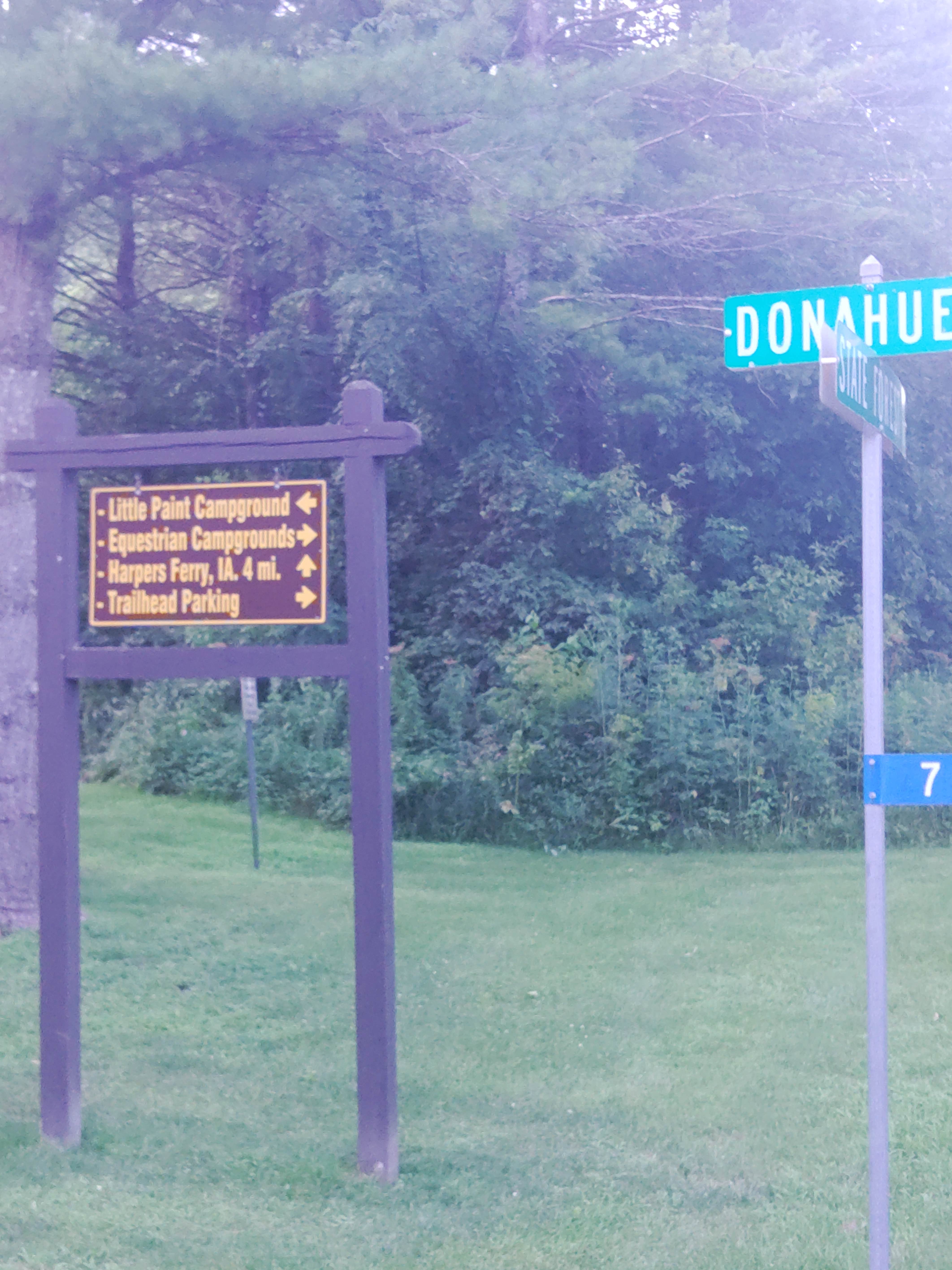 Camper-submitted photo at Creekside Equestrian Campground — Yellow River State Forest near Genoa, WI