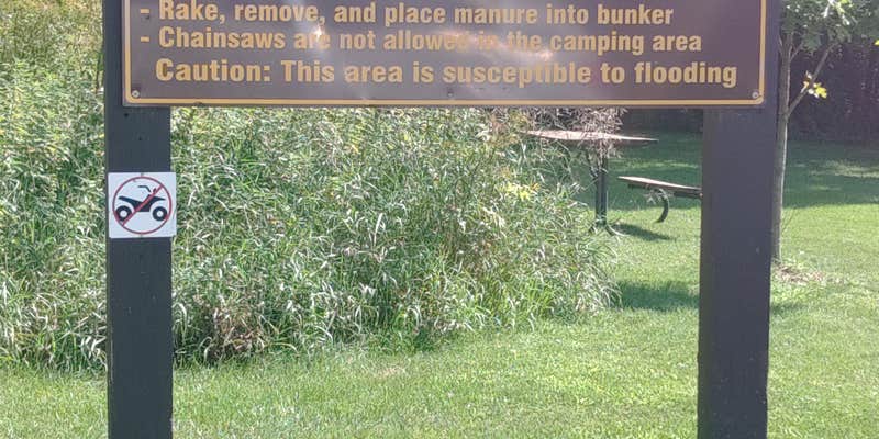 Camper submitted image from Frontier Equestrian Campground — Yellow River State Forest