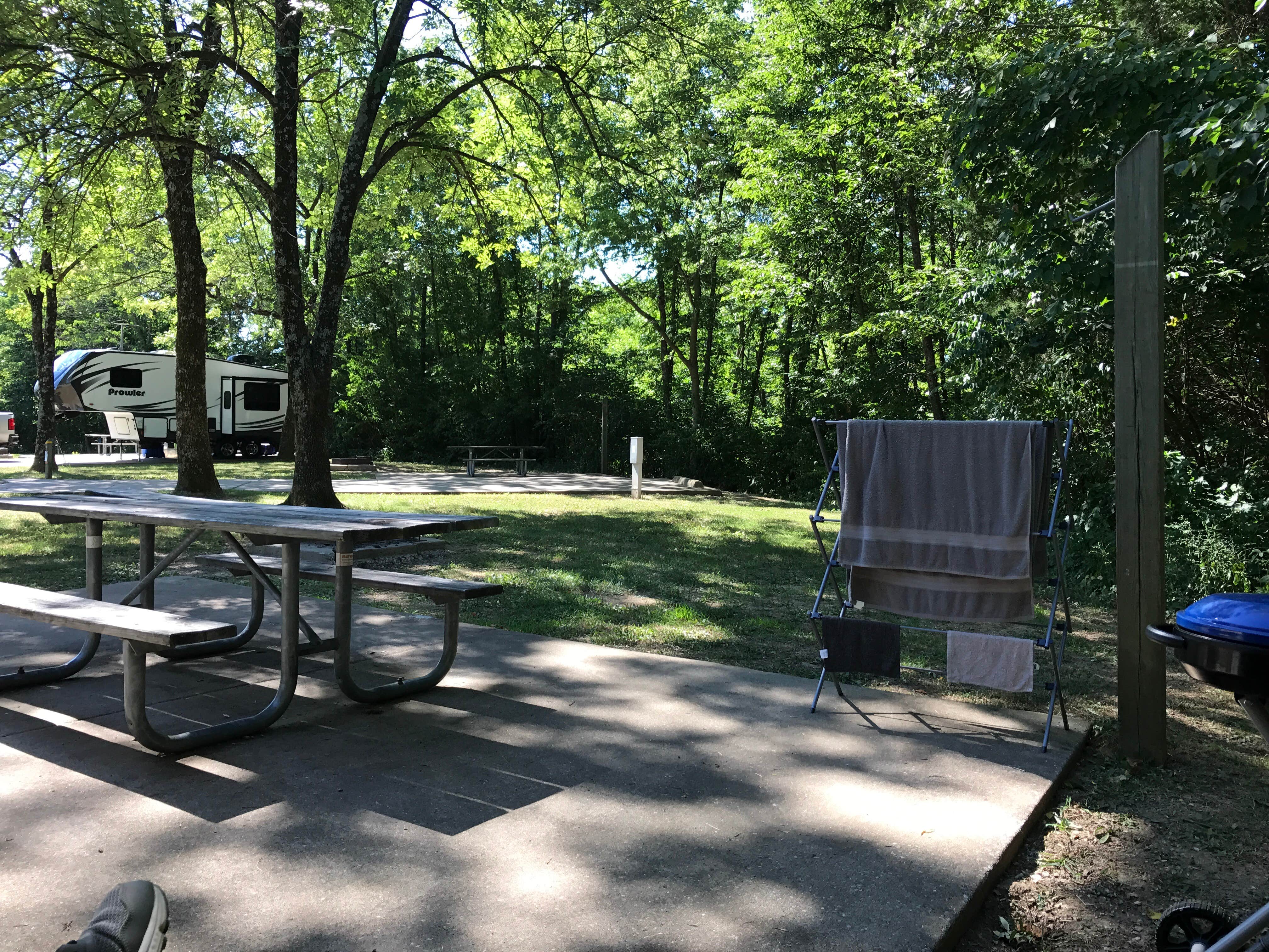 Crystal H.'s photo of rv camping at Dr. Edmund A. Babler Memorial State Park Campground near Wentzville, MO