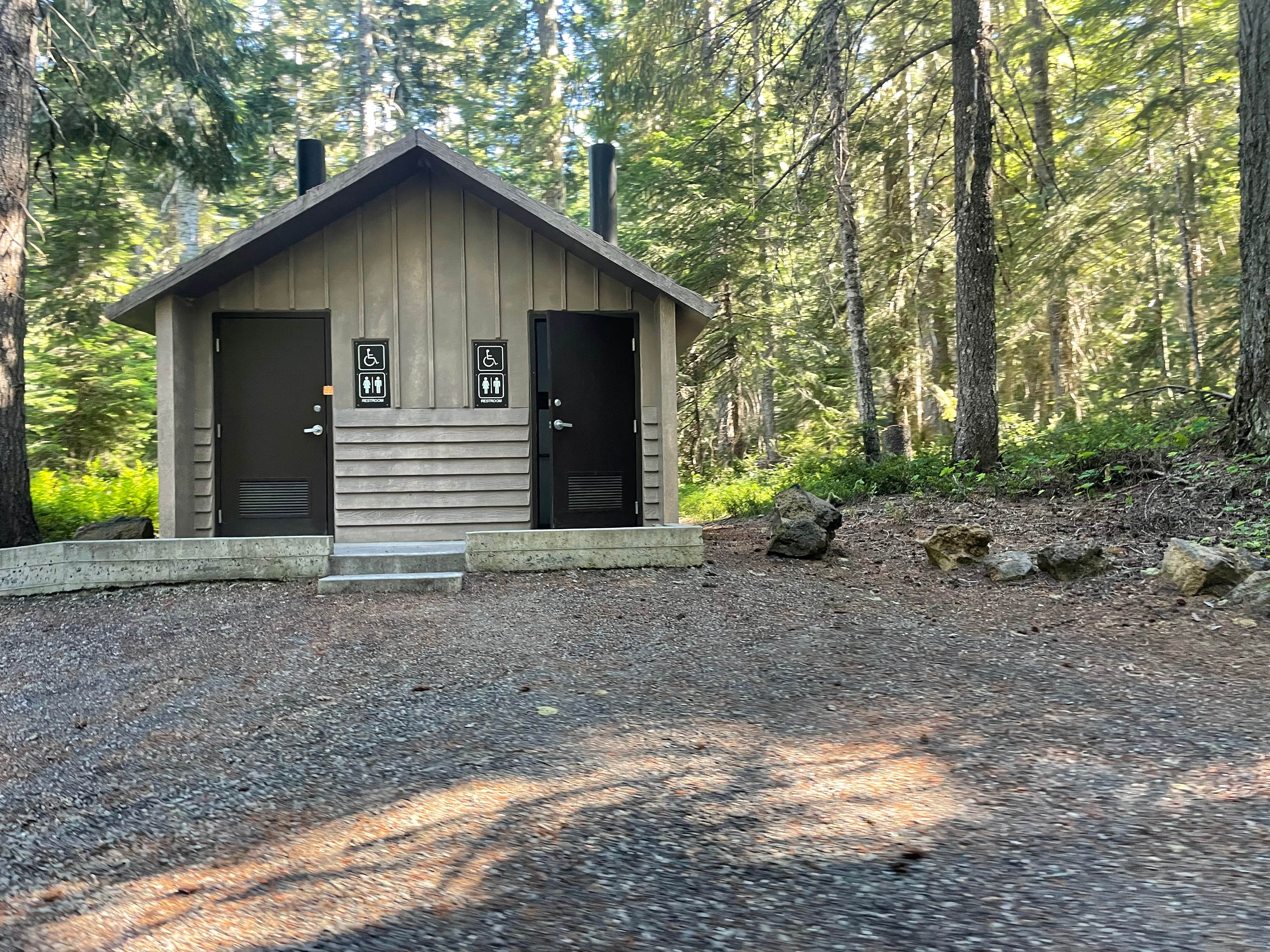 Stephanie K.'s photo of a cabin at Peterson Prairie Campground near White Pass, WA
