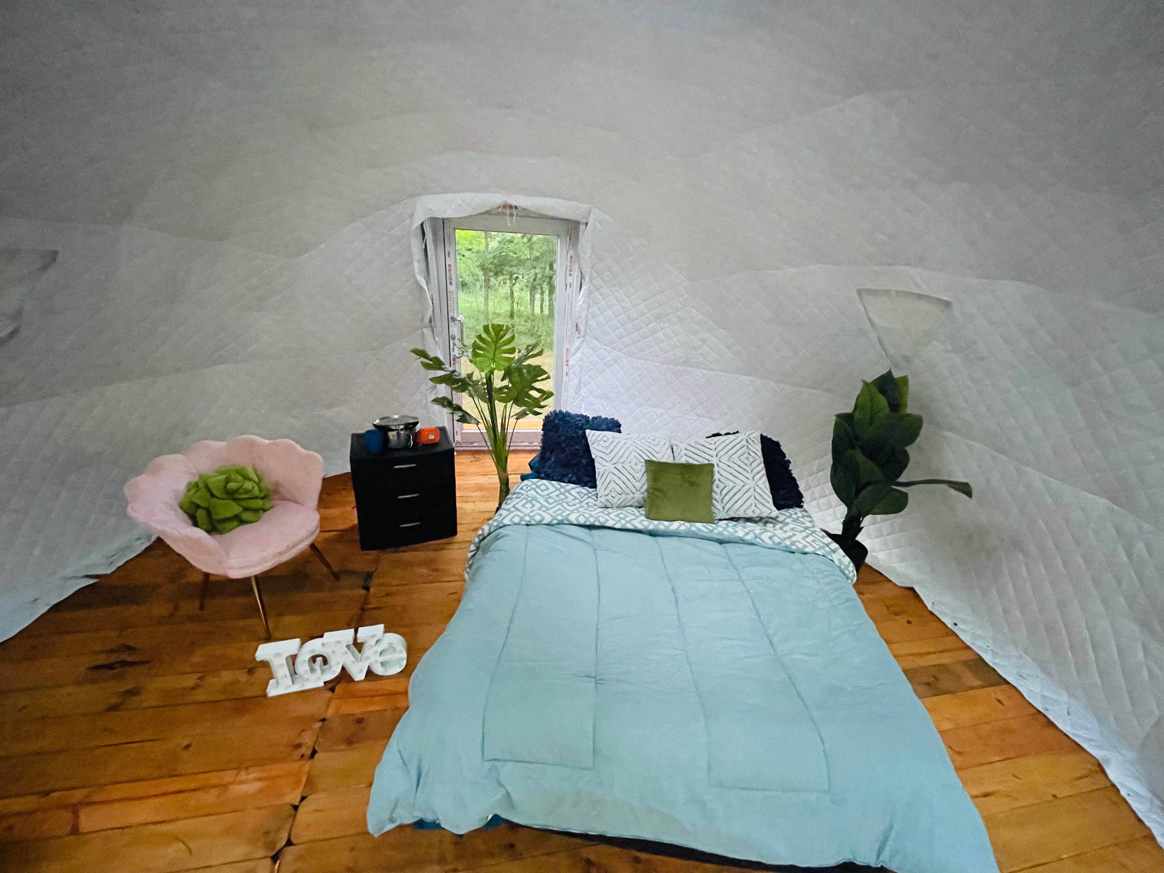 Savanna F.'s photo of glamping accommodations at Better Days Dog Rescue near Mount Pleasant, TN