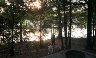 pam's photo of camping with pets at Bald Ridge Creek Campground- Lake Sidney Lanier near Cumming, GA