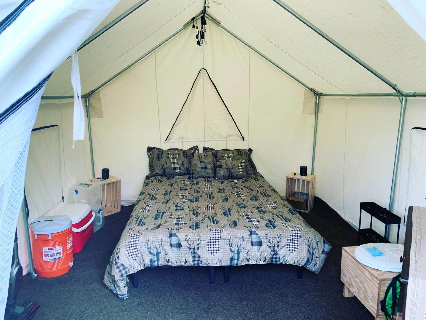 Jake M.'s photo of glamping accommodations at Fox Grape Farms near Candler, NC