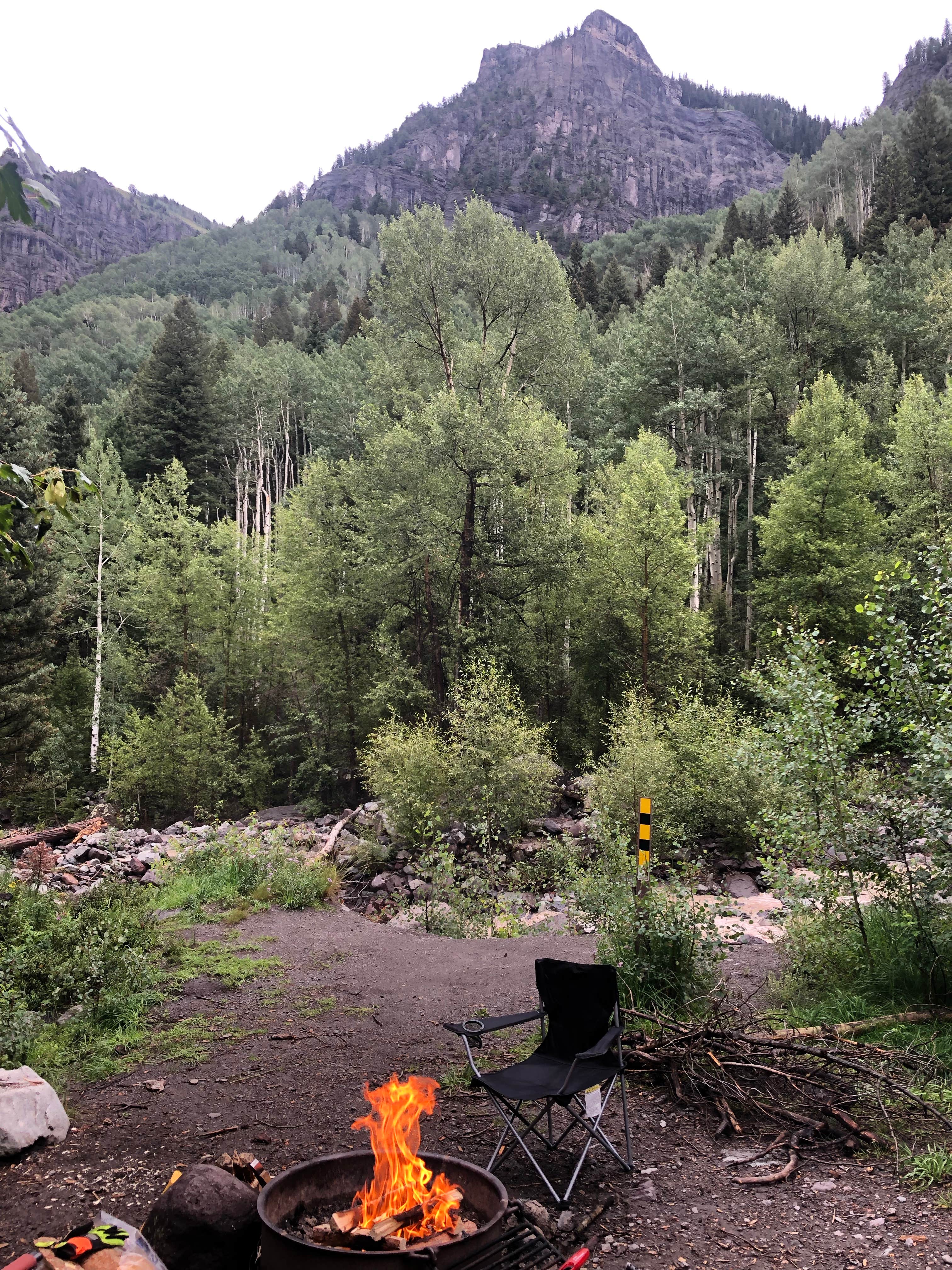 Camper-submitted photo at Uncompahgre National Forest Thistledown Campground near Ouray, CO