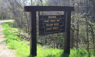 Camping near Camp John Schultz — Yellow River State Forest: Big Paint Campground — Yellow River State Forest, Waterville, Iowa
