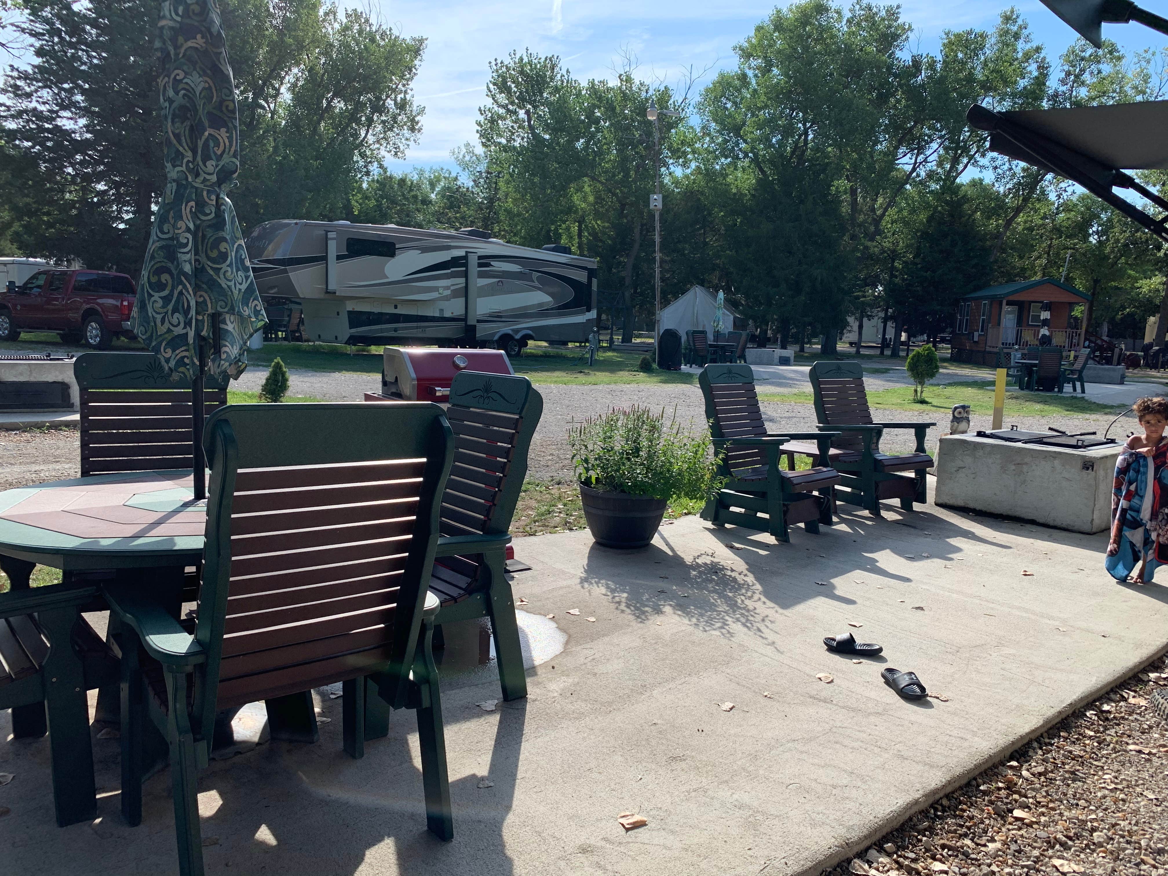 Nicole C.'s photo of rv camping at KOA Campground Salina near Gypsum, KS