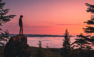 Alyson M.'s photo of a dispersed camping area at Road to Snag Lake - Dispersed near Aberdeen, WA