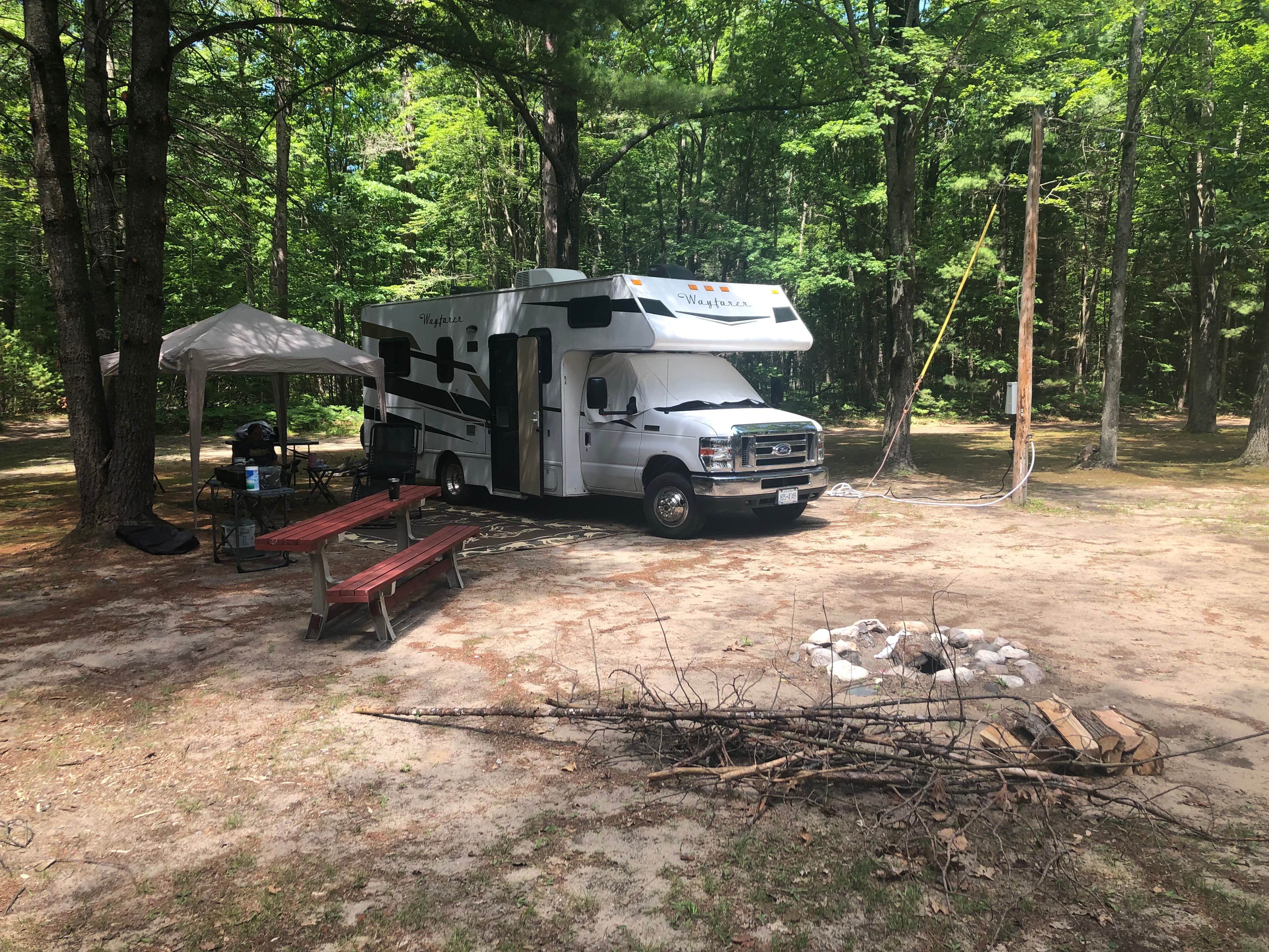 Camping near Twin Lakes State Forest Campground: East Mullet campground, Indian River, Michigan