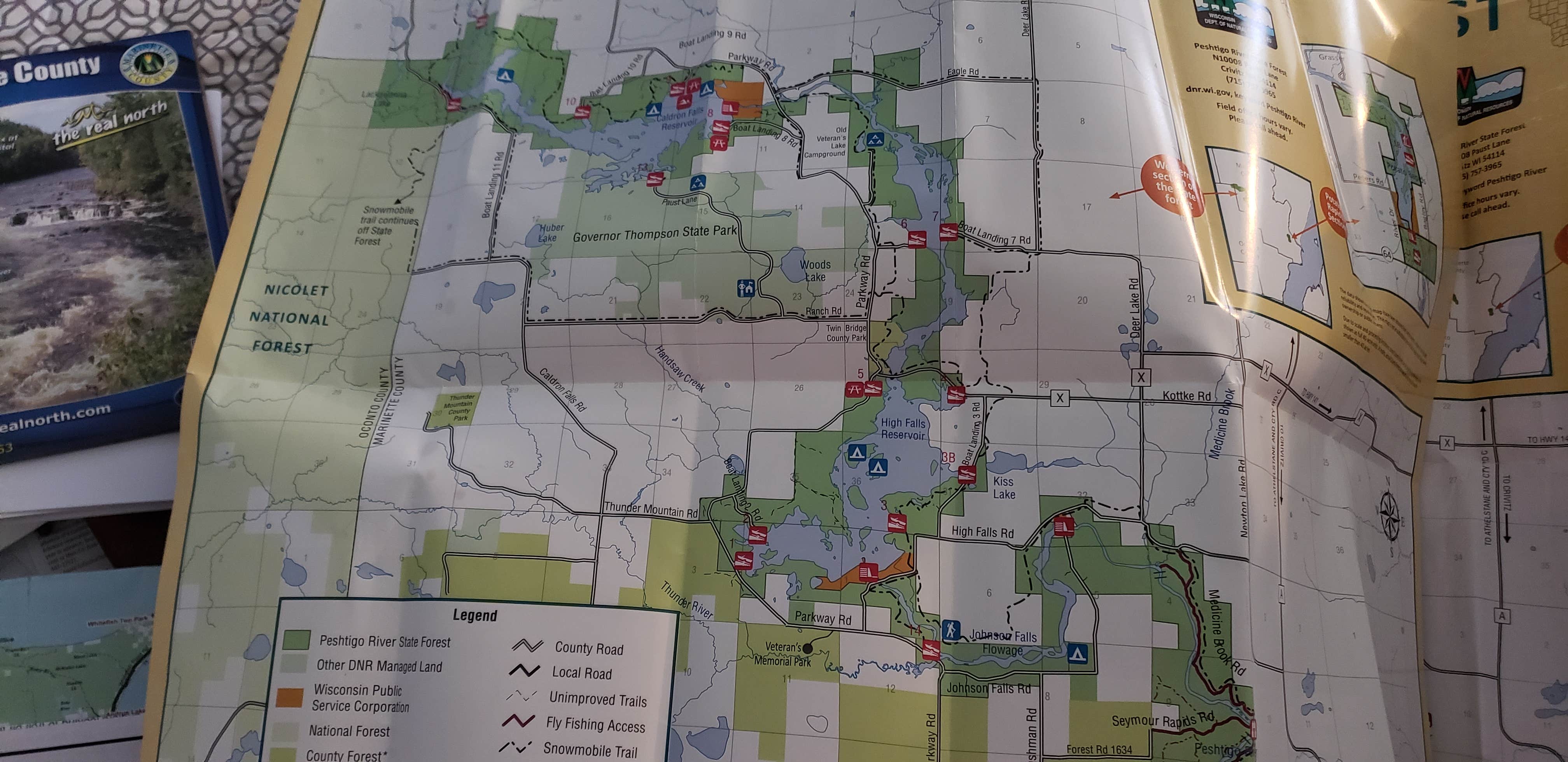 Camper-submitted photo at Governor Thompson State Park Campground near Amberg, WI