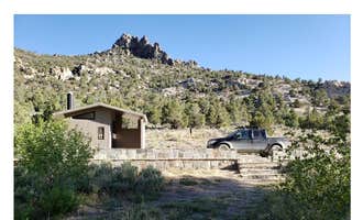 Camping near Grey Cliffs Campground — Great Basin National Park: Monkey Rock Group Campsites — Great Basin National Park, Garrison, Nevada
