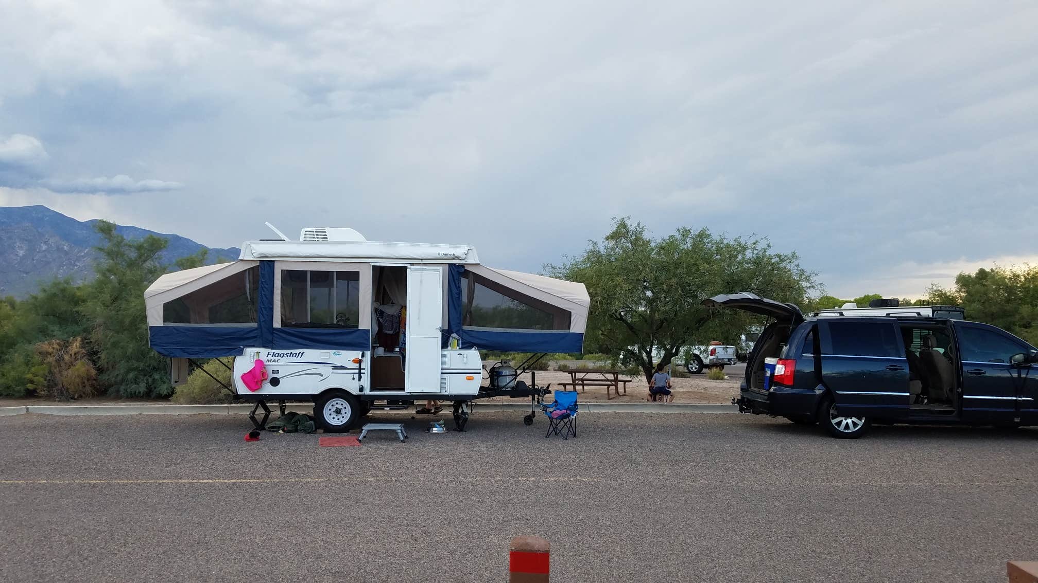 Megan S.'s photo of rv camping at Cottonwood Campground — Roper Lake State Park near Duncan, AZ