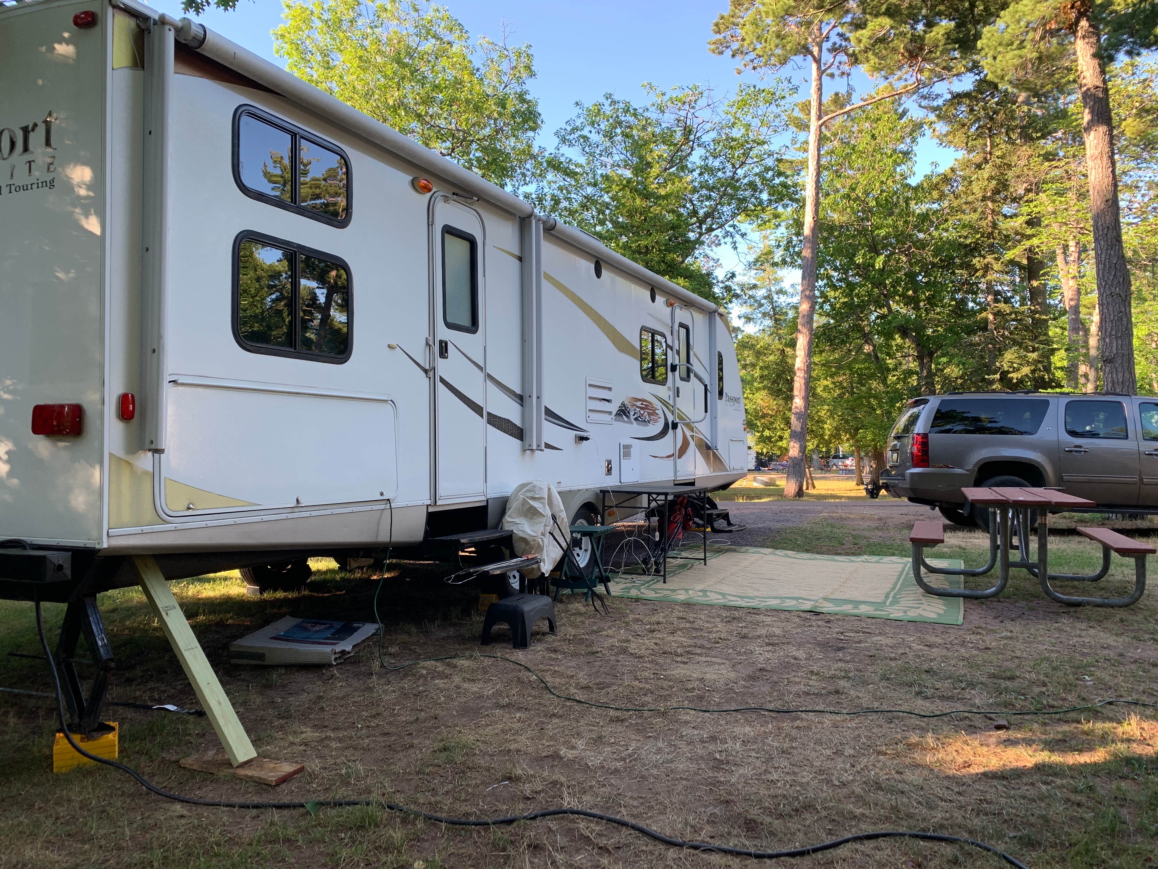 Jessica P.'s photo of rv camping at Fort Wilkins Historic State Park — Fort Wilkins State Historic Park near Allouez, MI