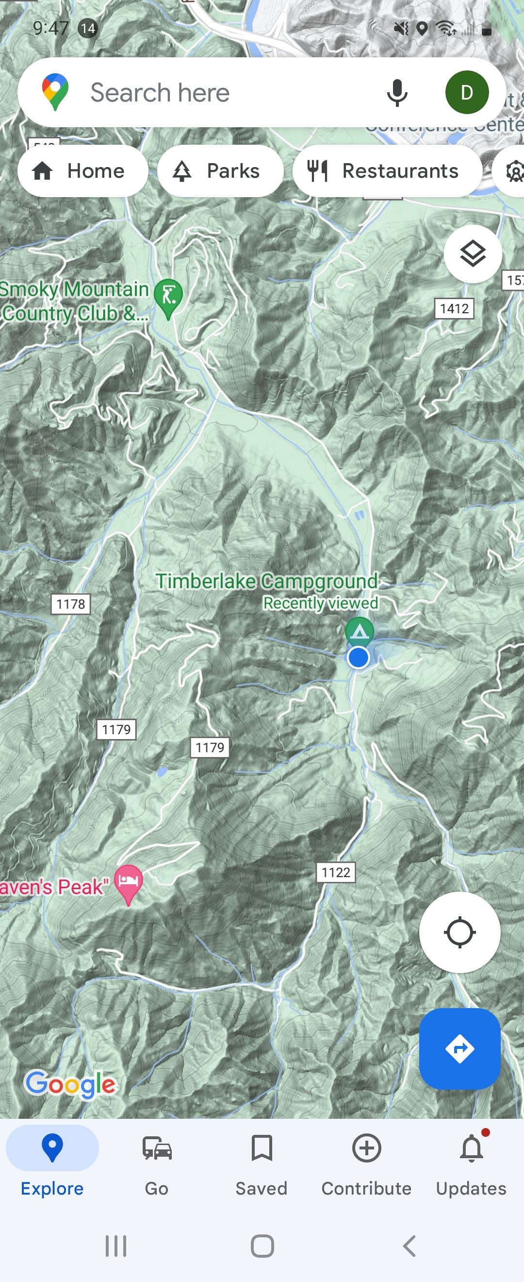 Camper-submitted photo at Timberlake Campground near Cullowhee, NC