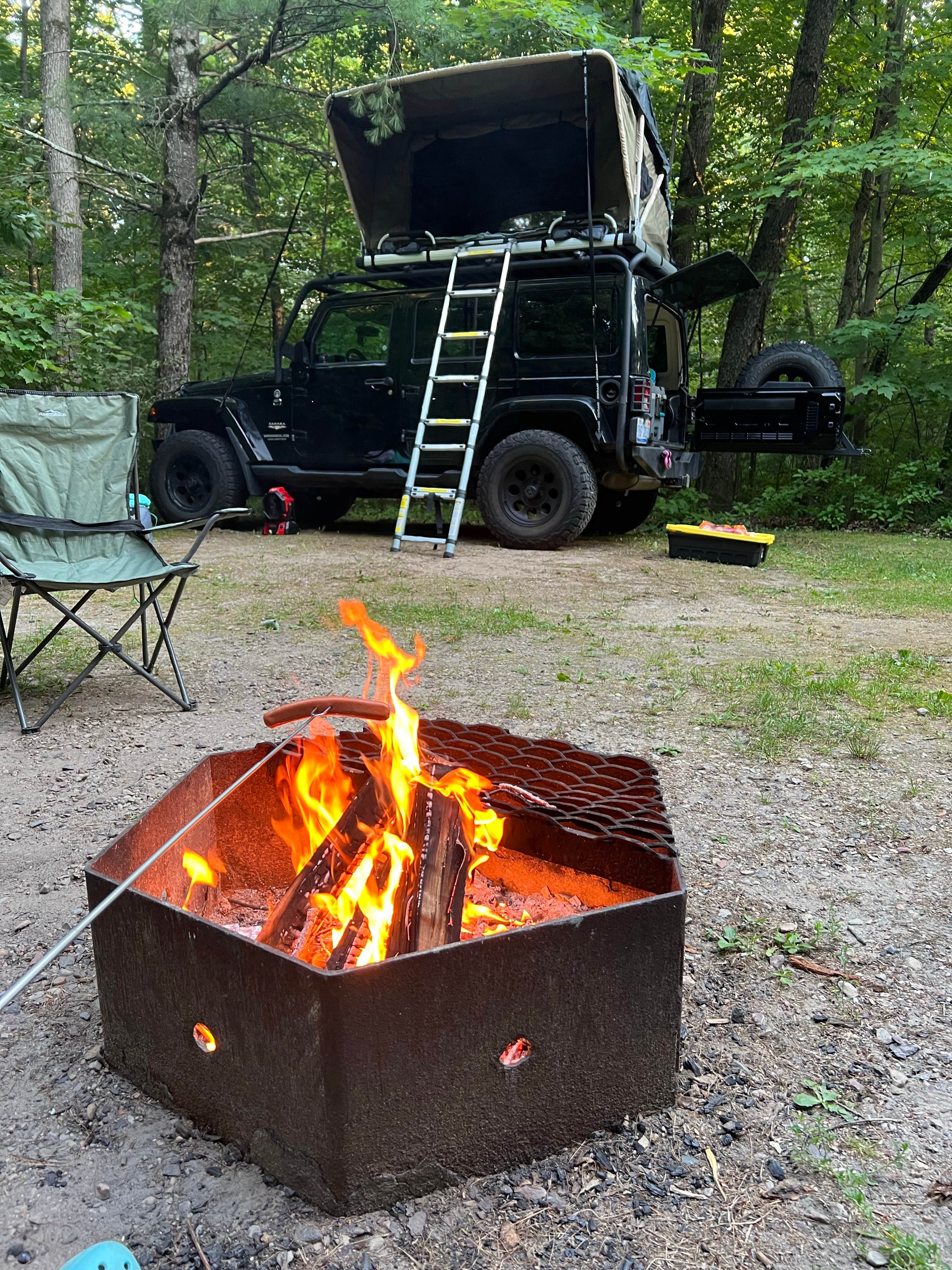Ashley's photo at Rocky Arbor State Park Campground near Westfield, WI