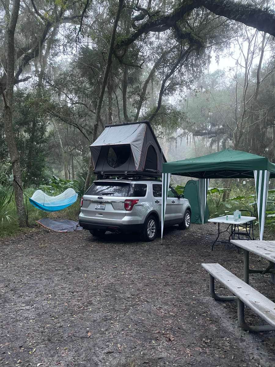 james M.'s photo of tent camping at North Shore Relic Ranch near Osteen, FL