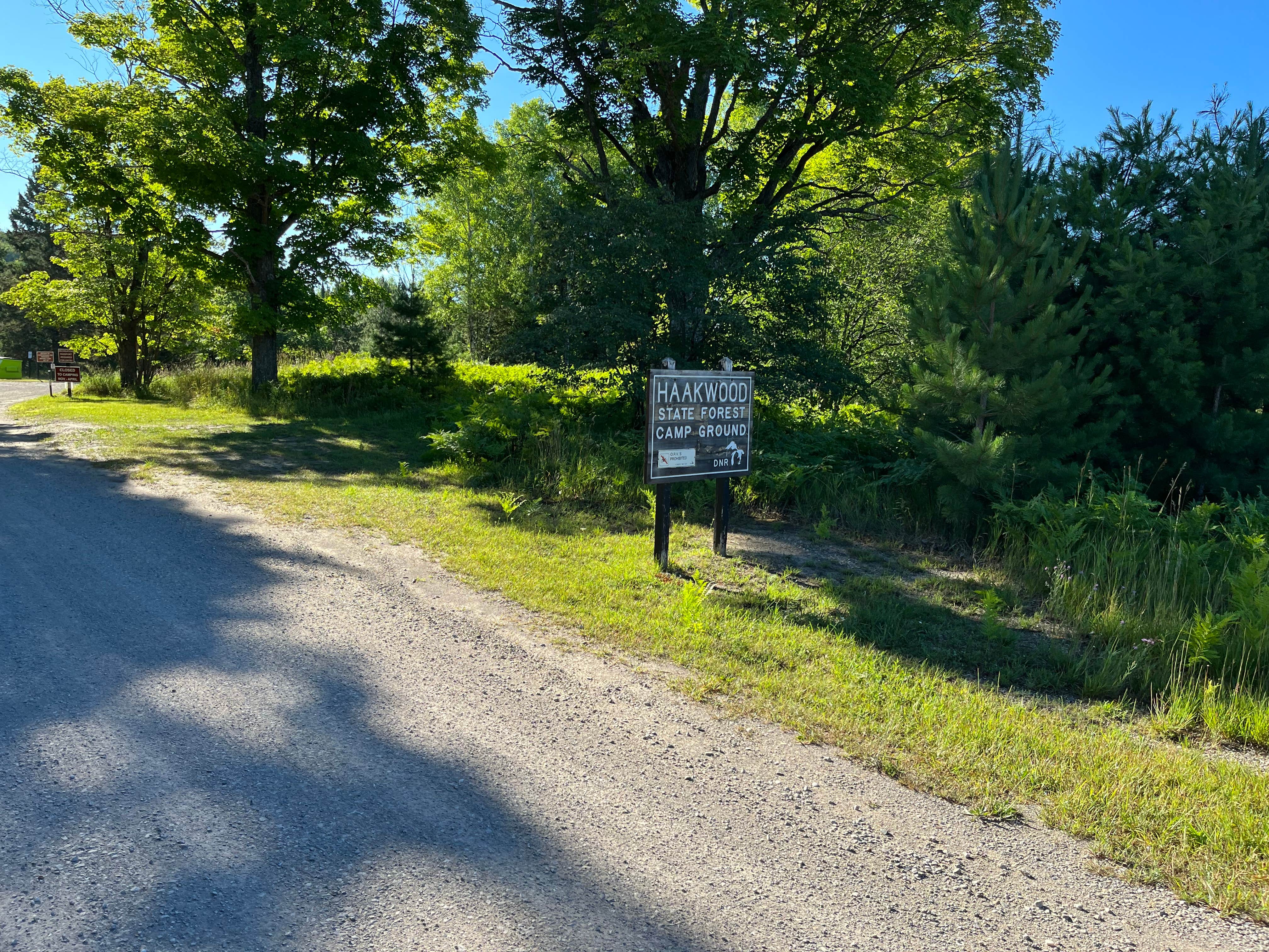 Camper-submitted photo at Haakwood State Forest Campground near Gaylord, MI