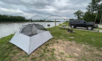 Camping near Basswood Country RV Resort: Riverfront Park Campground, Leavenworth, Kansas