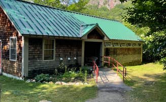 Nathan S.'s photo of camping with pets at Dry River Campground — Crawford Notch State Park near White Mountain National Forest