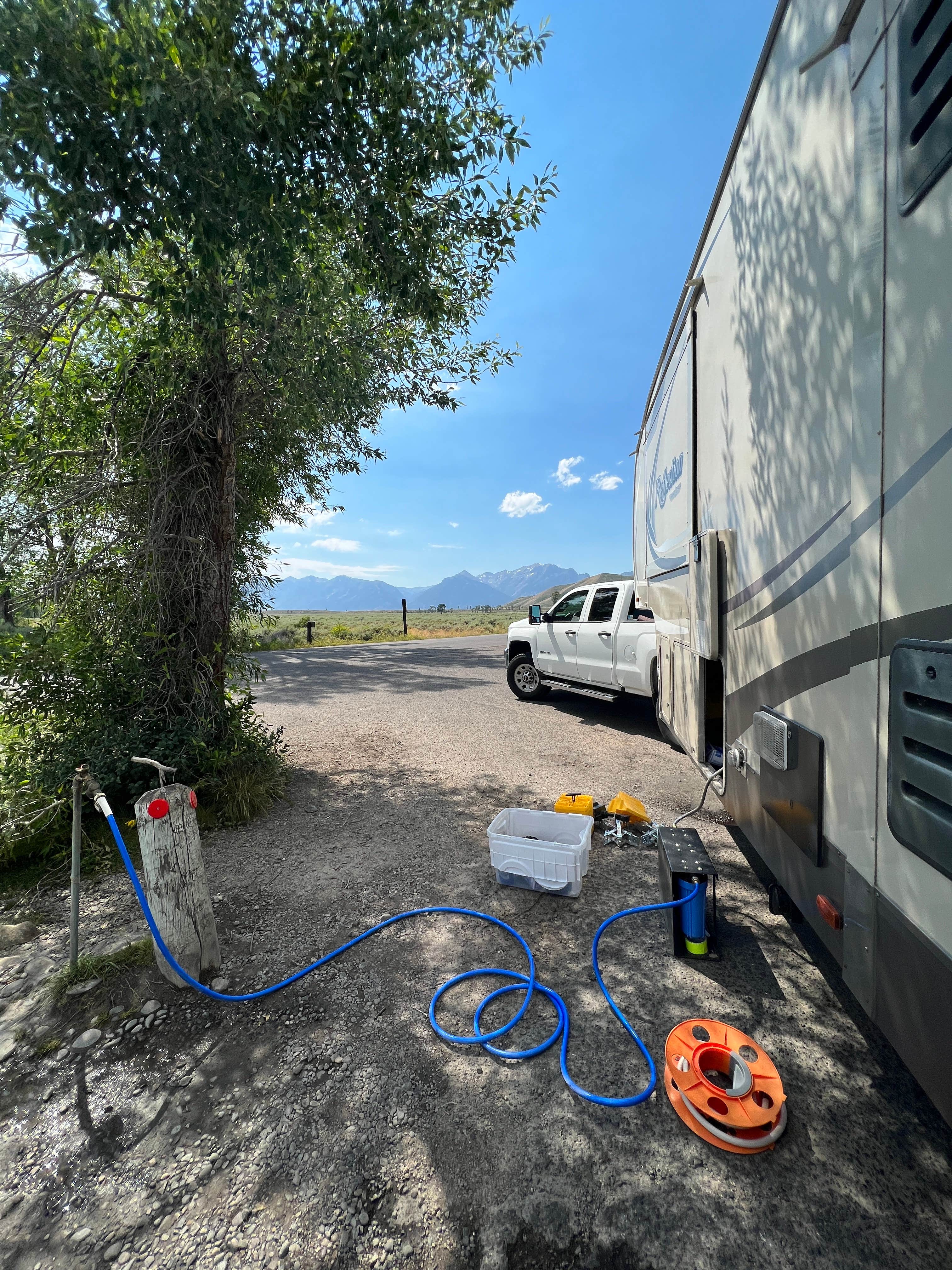 John L.'s photo of rv camping at Gros Ventre Campground — Grand Teton National Park near Moran, WY