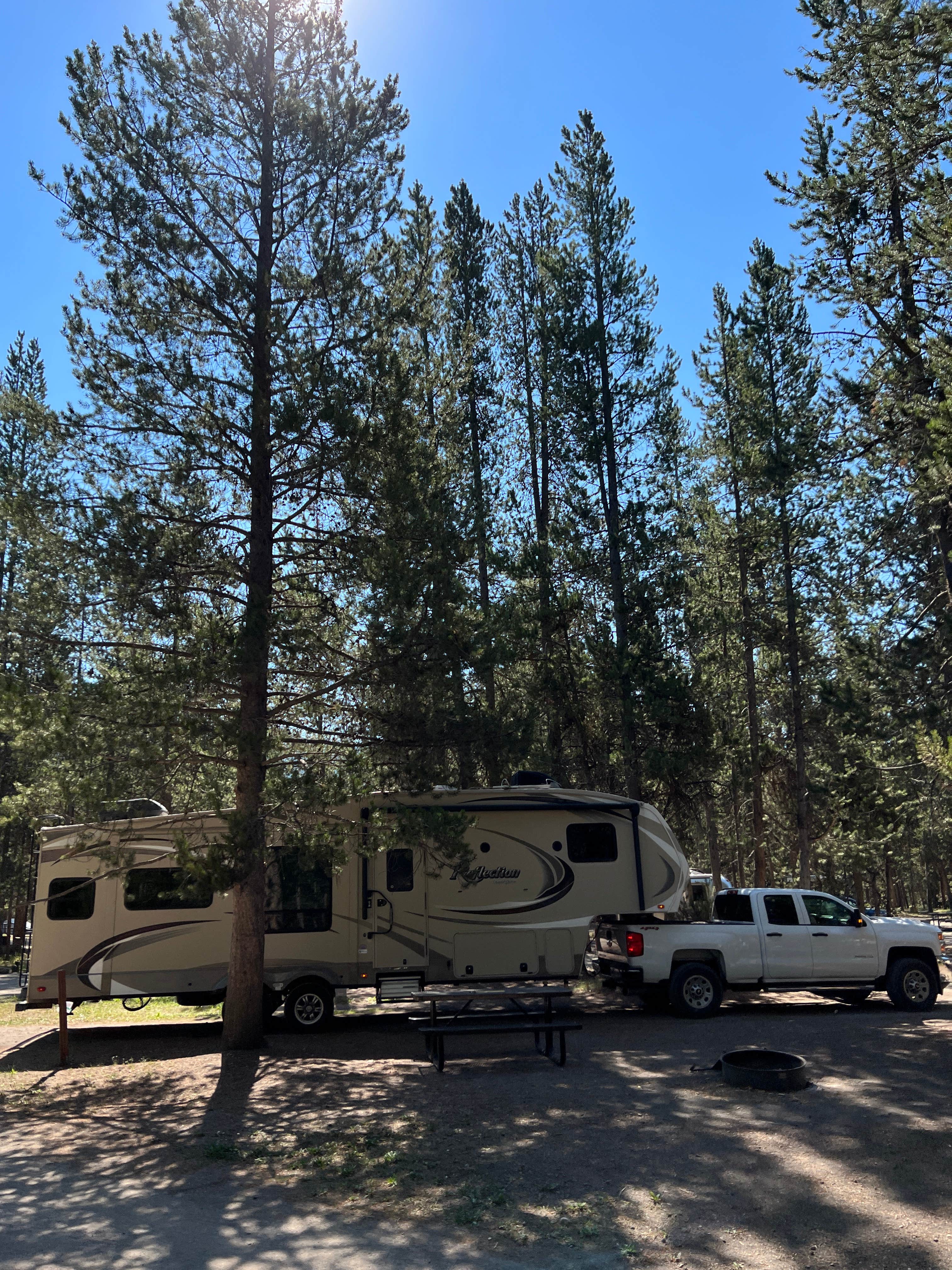 John L.'s photo of rv camping at Headwaters Campground at Flagg Ranch — John D. Rockefeller, Jr., Memorial Parkway near Moran, WY