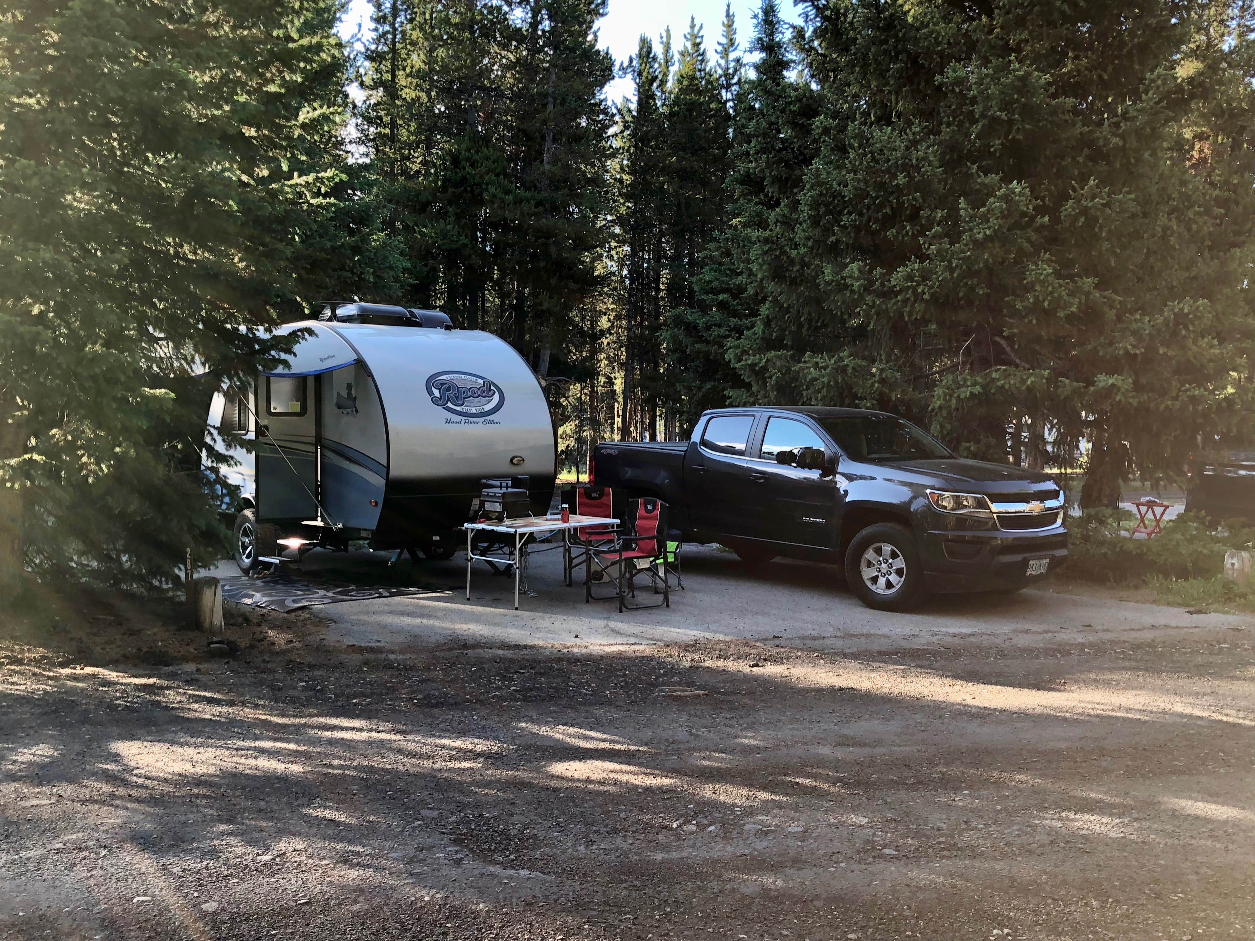 Jeff P.'s photo of rv camping at Fishing Bridge RV Park--Yellowstone National Park near Silver Gate, MT