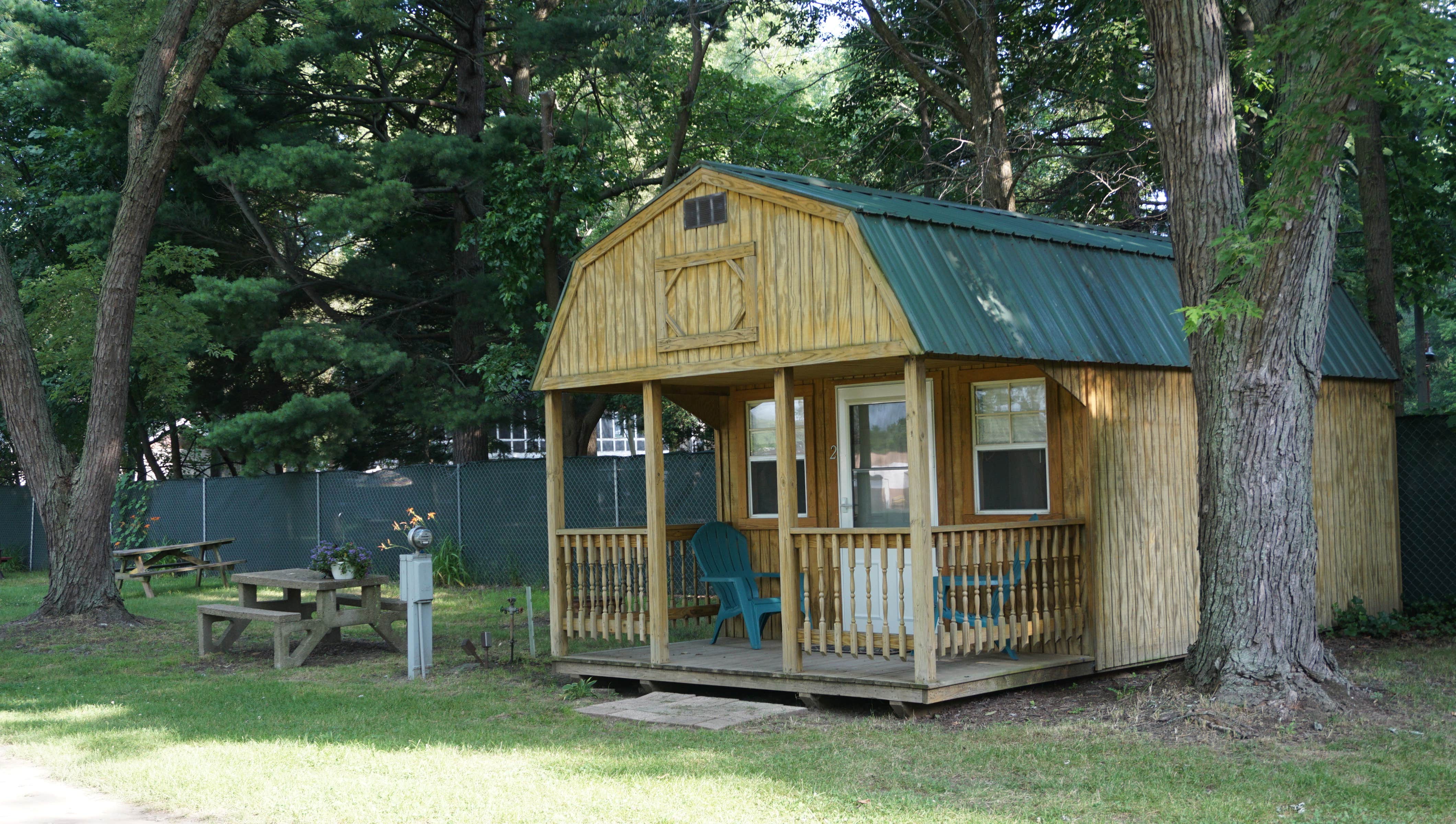 Daniel  B.'s photo of a cabin at Eden Springs Park Campground near Niles, MI