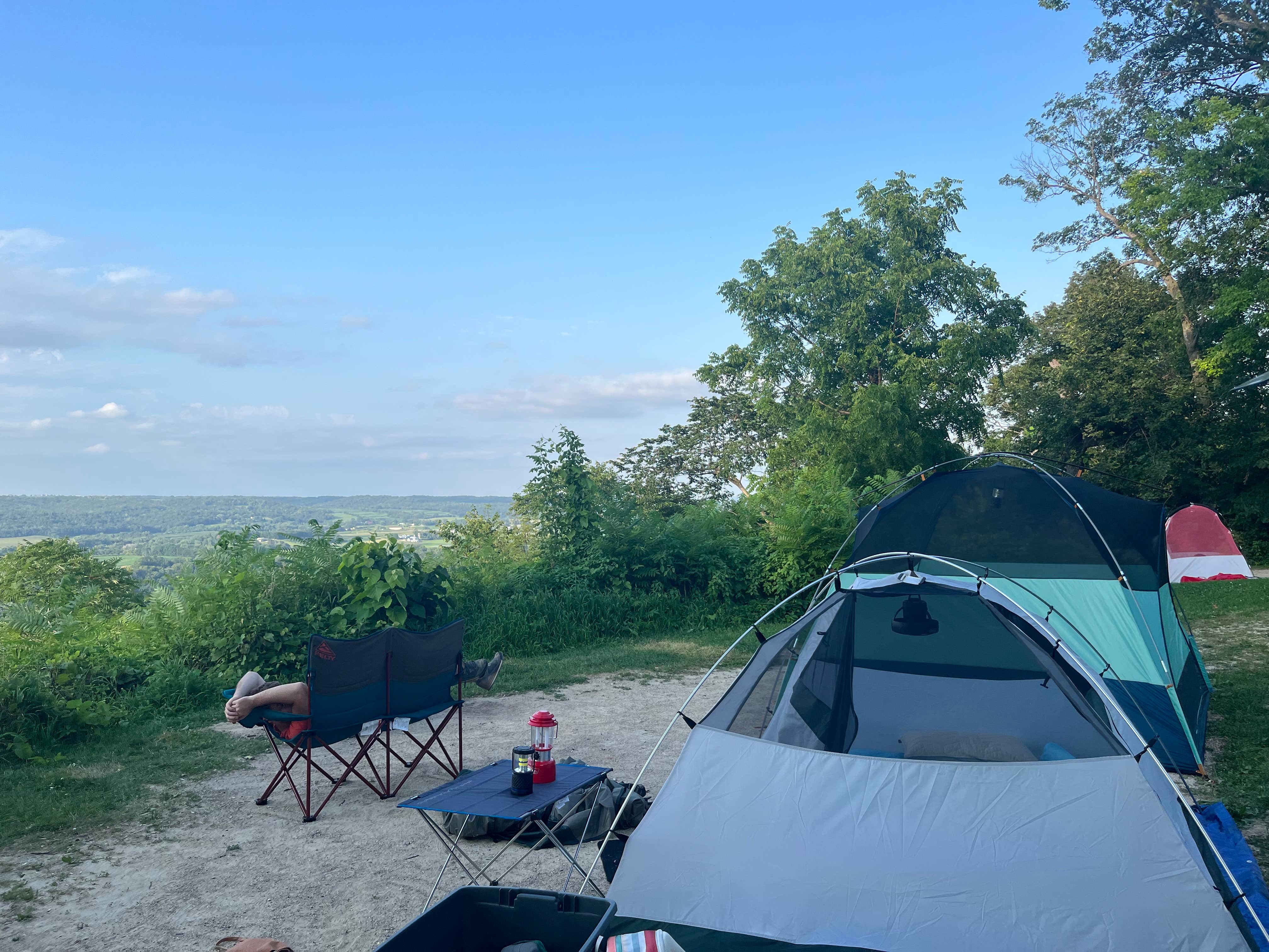 Lyla W.'s photo at Wisconsin Ridge Campground — Wyalusing State Park near McGregor, IA