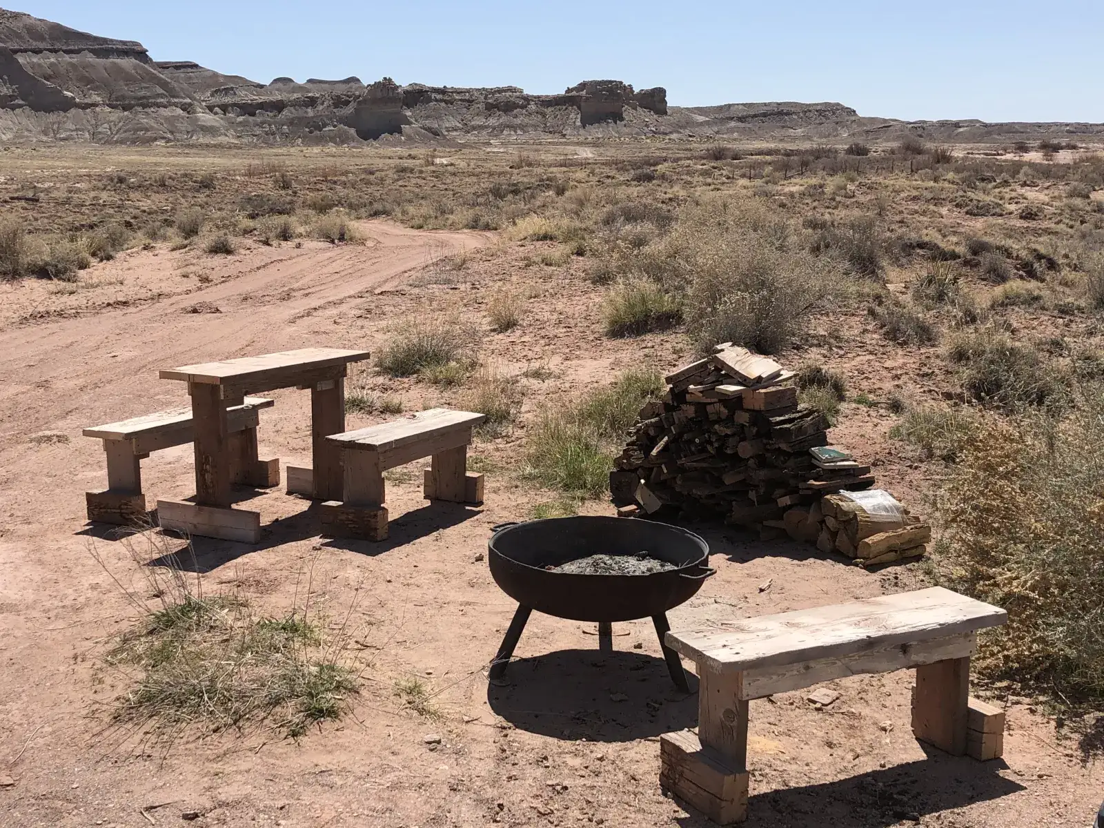 Camper-submitted photo at Painted Desert Ranger Cabin near Chambers, AZ