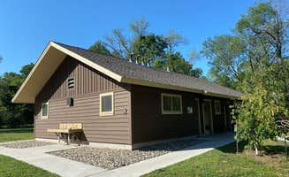 mary F.'s photo of glamping accommodations at Buffalo River State Park Campground near Hillsboro, ND