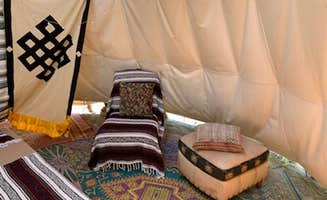 C's photo of tent camping at Miss Daisy’s Magical Wonderland near Vacaville, CA