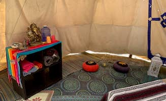 C's photo of glamping accommodations at Miss Daisy’s Magical Wonderland near Cazadero, CA