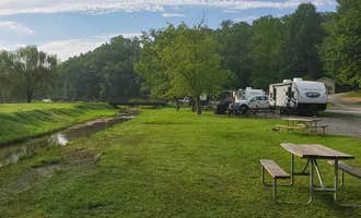 Camping near Yogi Bear's Jellystone Park Golden Valley: Spacious Skies Hidden Creek, Marion, North Carolina