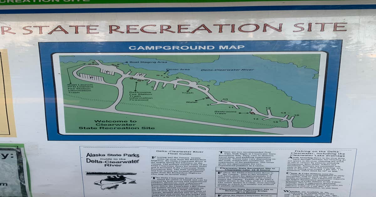 Clearwater State Recreation Site Camping | Delta Junction, AK