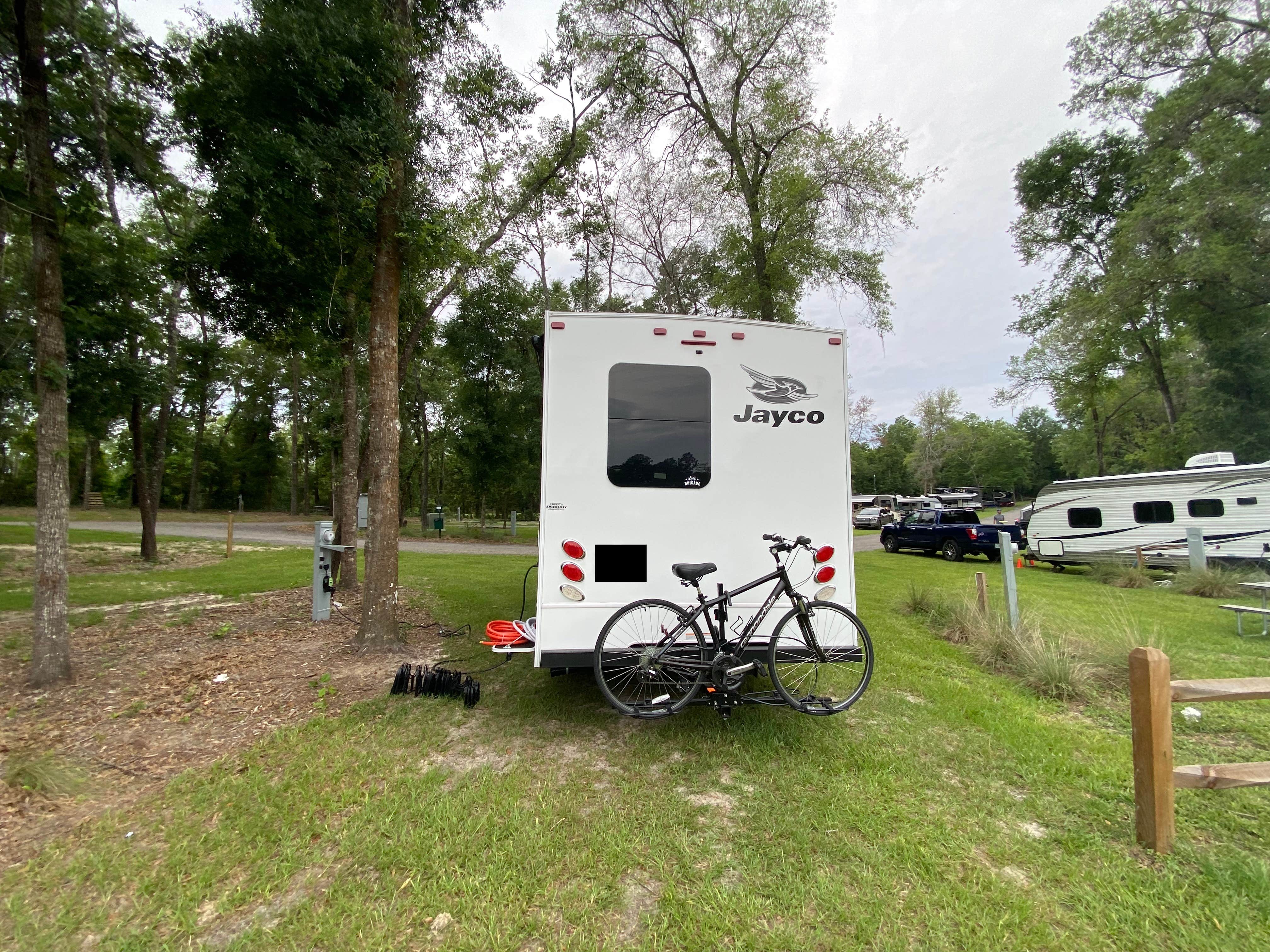 Karen's photo of rv camping at Moonshine Acres RV Park near Branford, FL