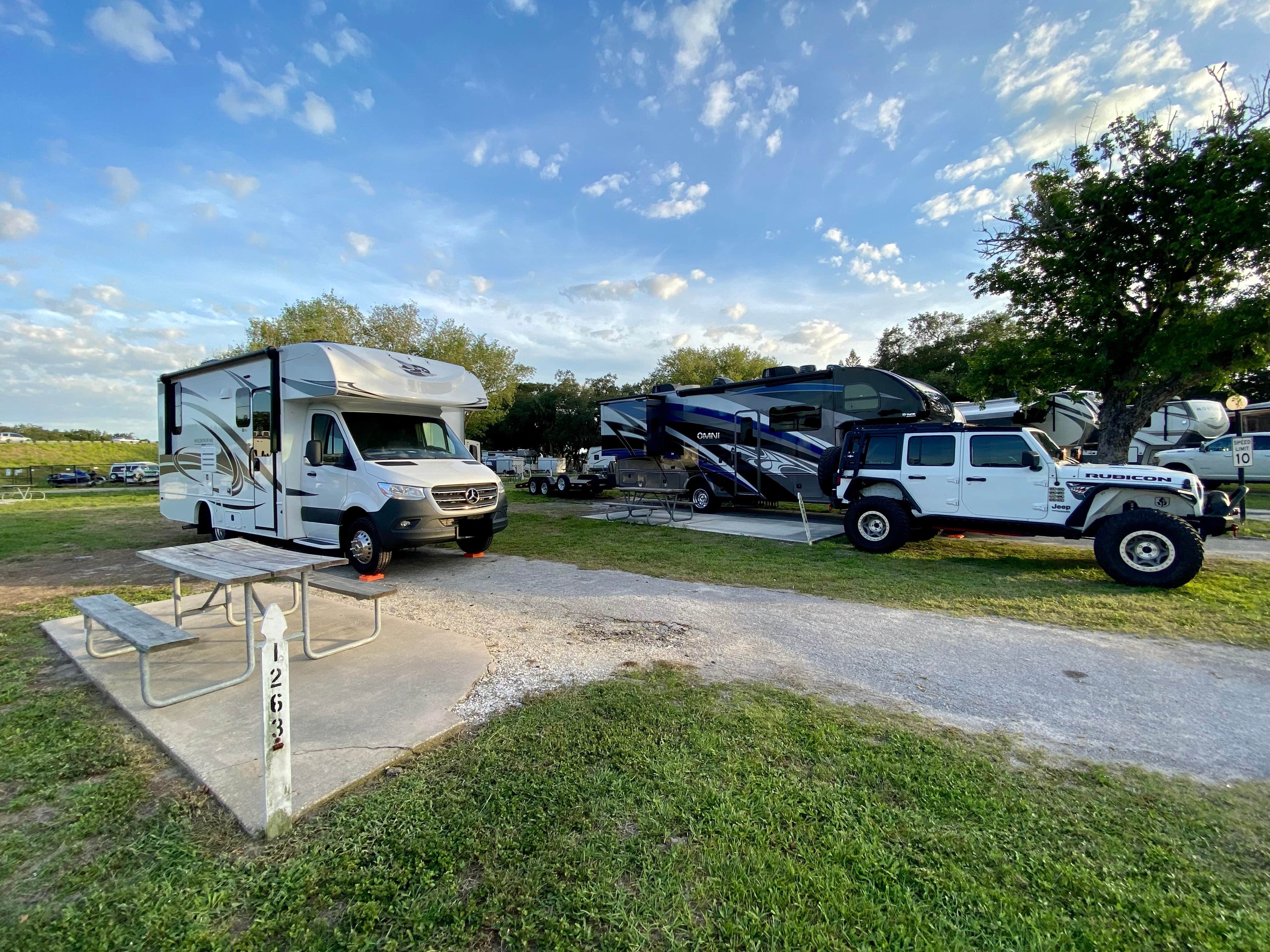 Karen's photo of rv camping at Encore Winter Quarters Manatee near Indian Rocks Beach, FL