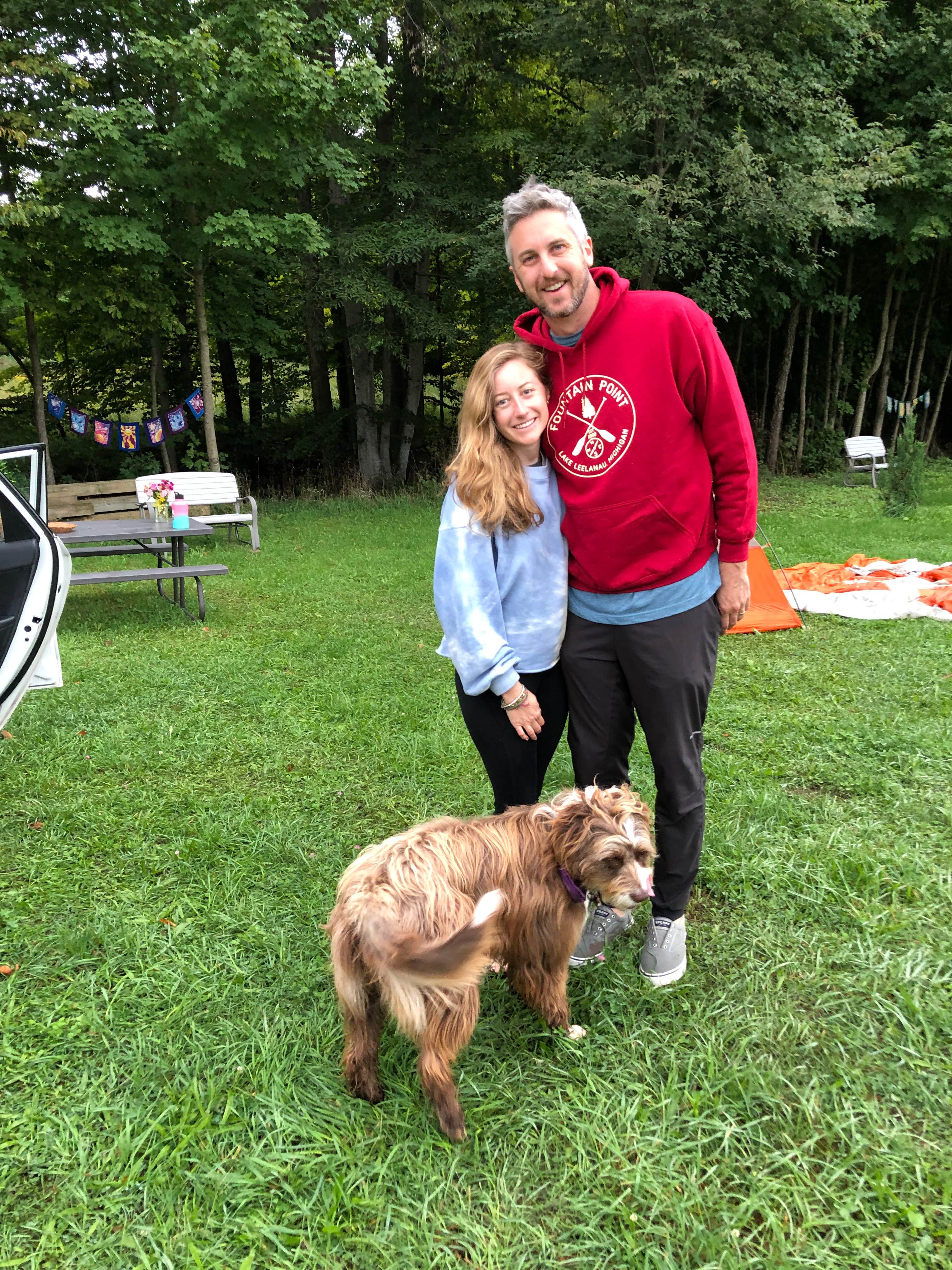 Bettyanne D.'s photo of camping with pets at Llovely Meadows Campground near Empire, MI