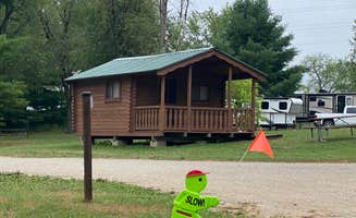 Kelli V.'s photo of a cabin at Peshtigo River Campground near Menominee, MI