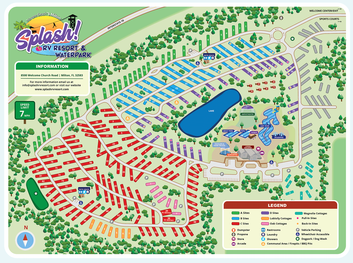 Camper-submitted photo at Splash RV Resort & Waterpark near Milton, FL