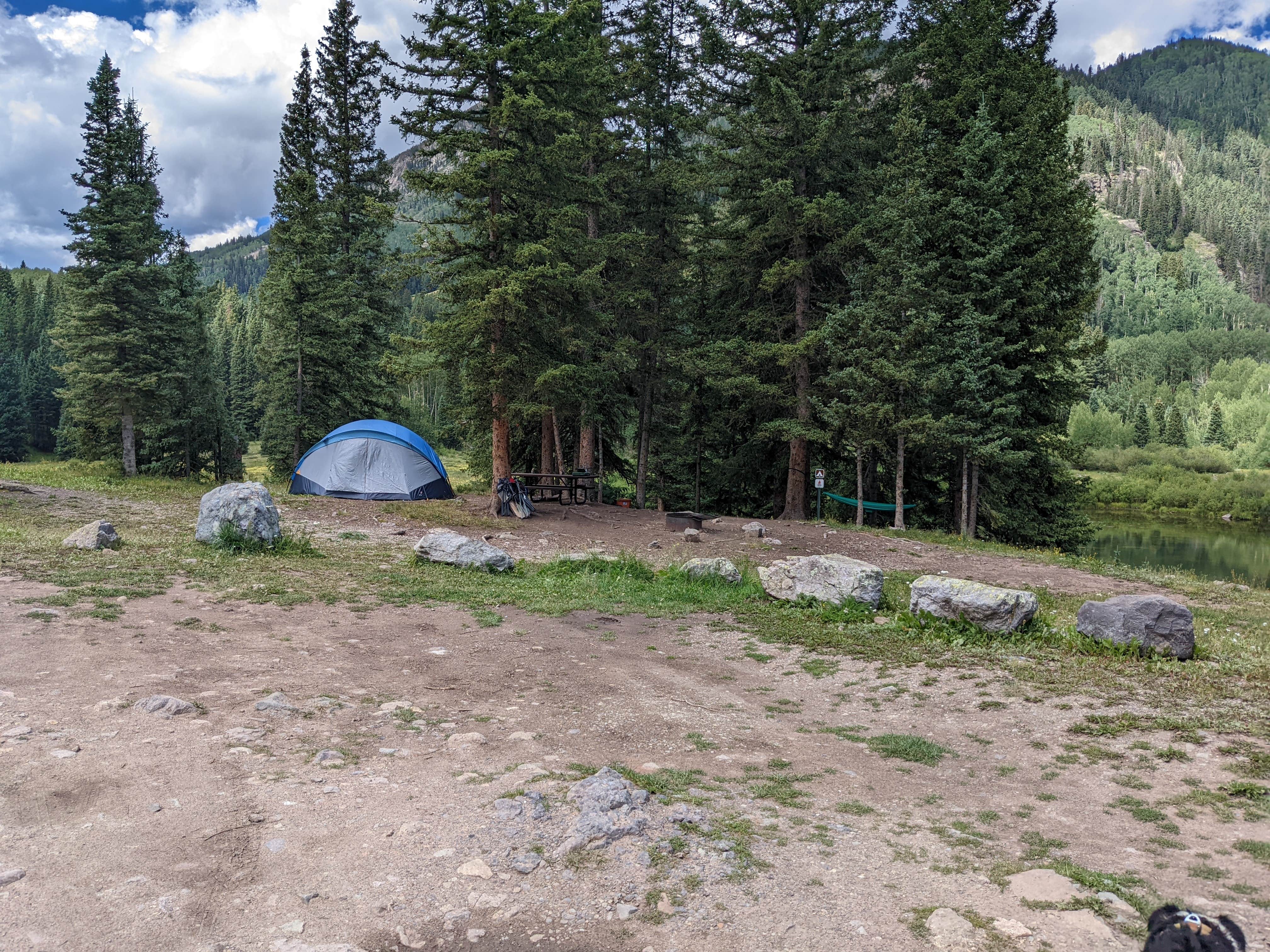 Greg L.'s photo of tent camping at Priest Lake Dispersed Camping Area near Lake City, CO
