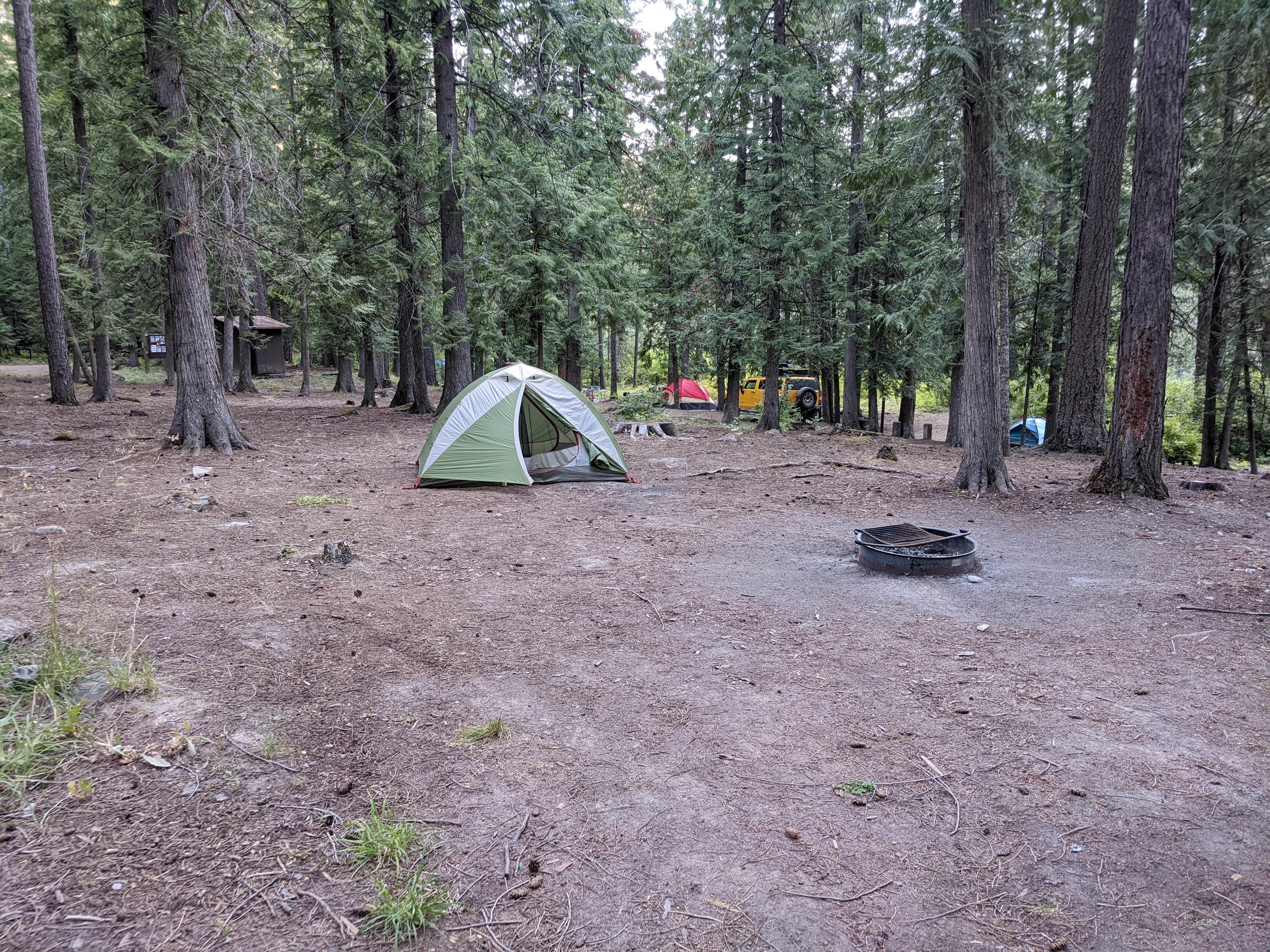 Camping near rainbow lake Montana State campground: Copper King, Thompson Falls, Montana