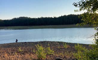Judy W.'s photo of a dispersed camping area at Balm Creek Reservoir Dispersed Camping near Summerville, OR