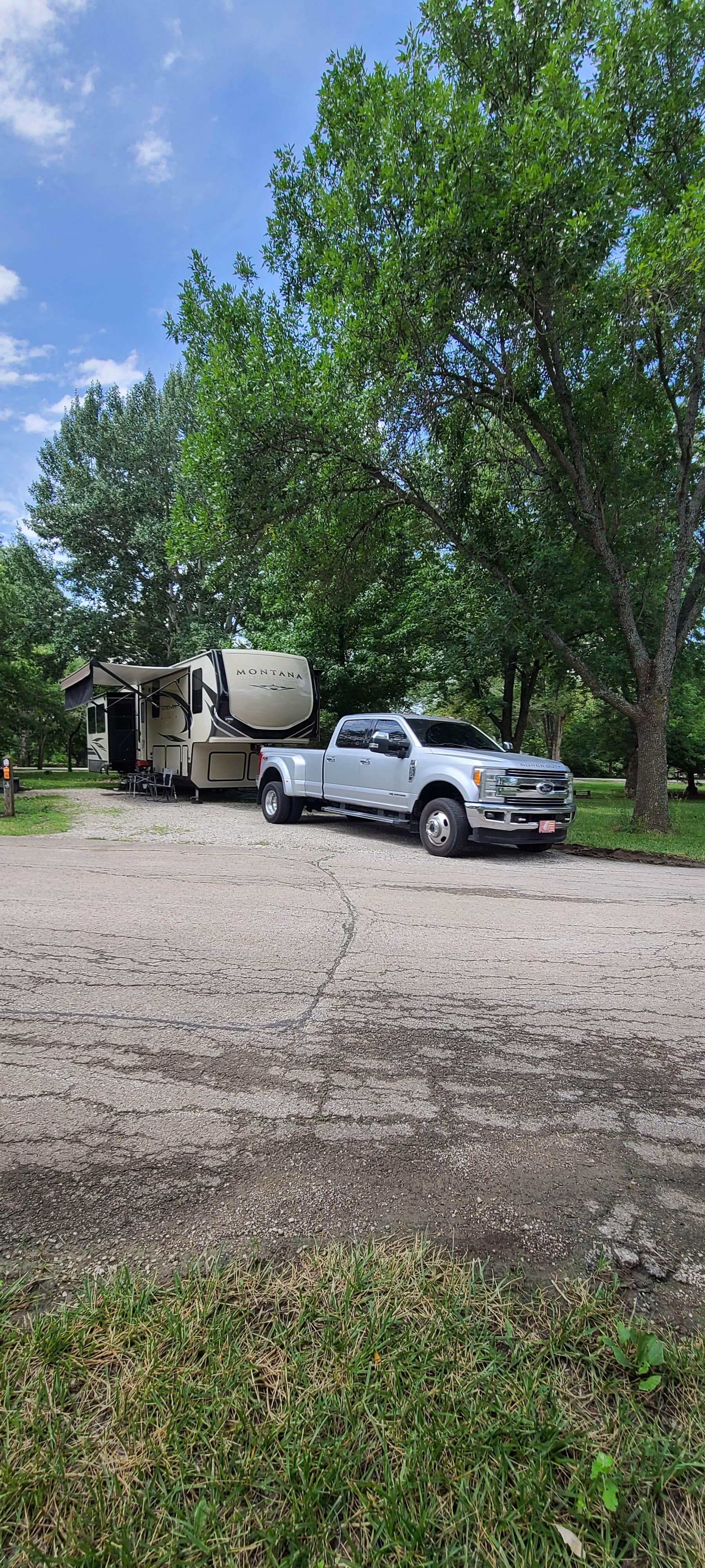 Ty A.'s photo of rv camping at Pomona State Park Campground near Topeka, KS